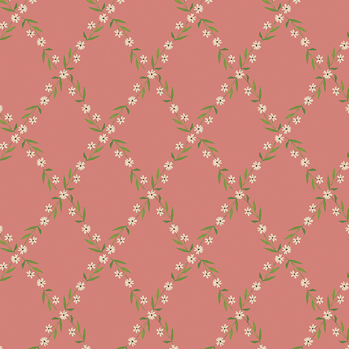 Daisy Lattice Peach Jam