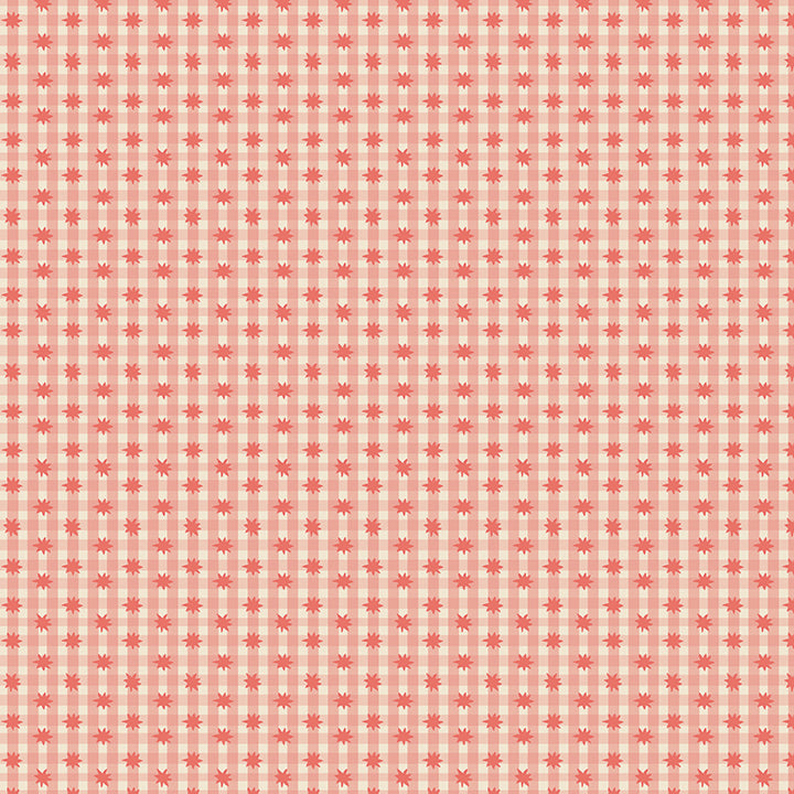 Meadow Star Gingham Peach Jam