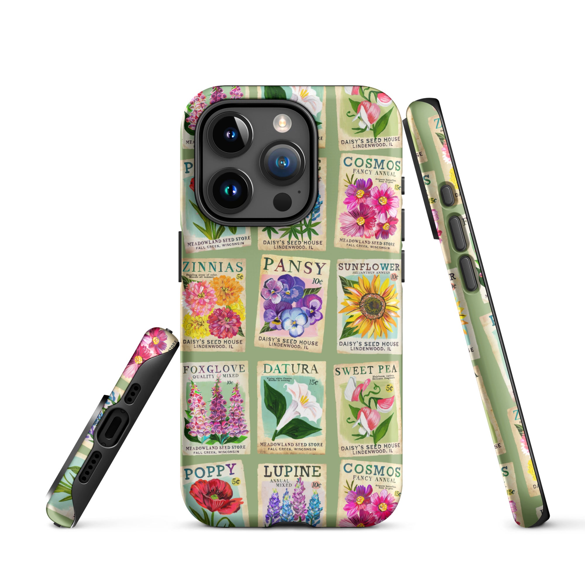 Seed Packets Tough Case for iPhone® iPhone 15 Pro