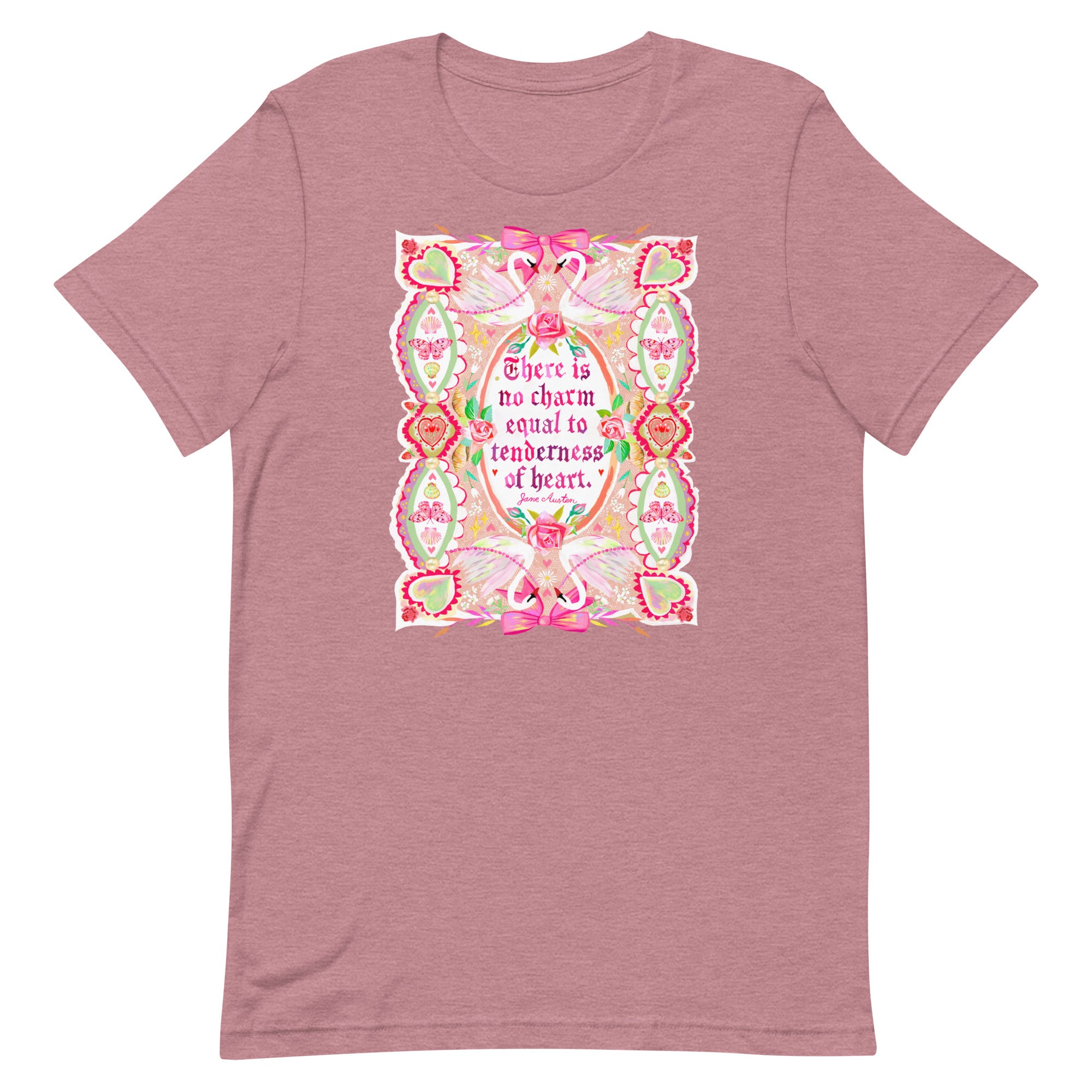 Tenderness of Heart T-Shirt Heather Orchid