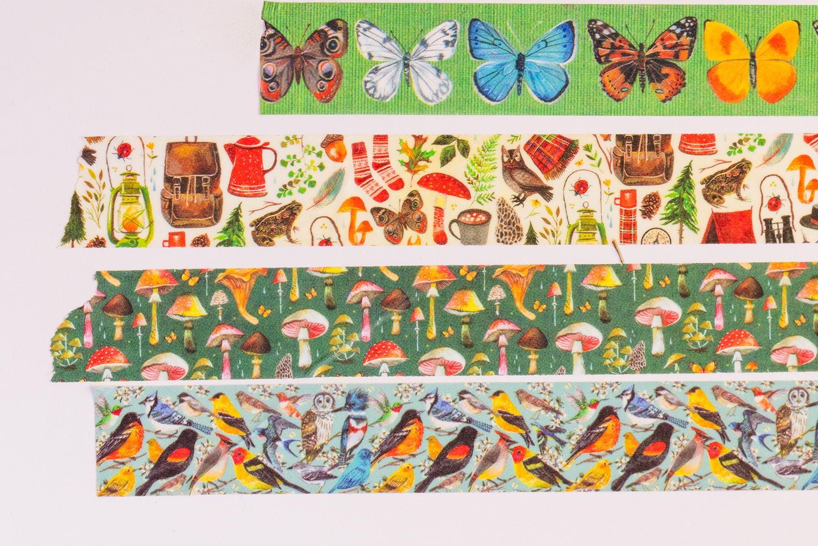 Outdoorsy - 4-Pack Washi Tape Roll Set
