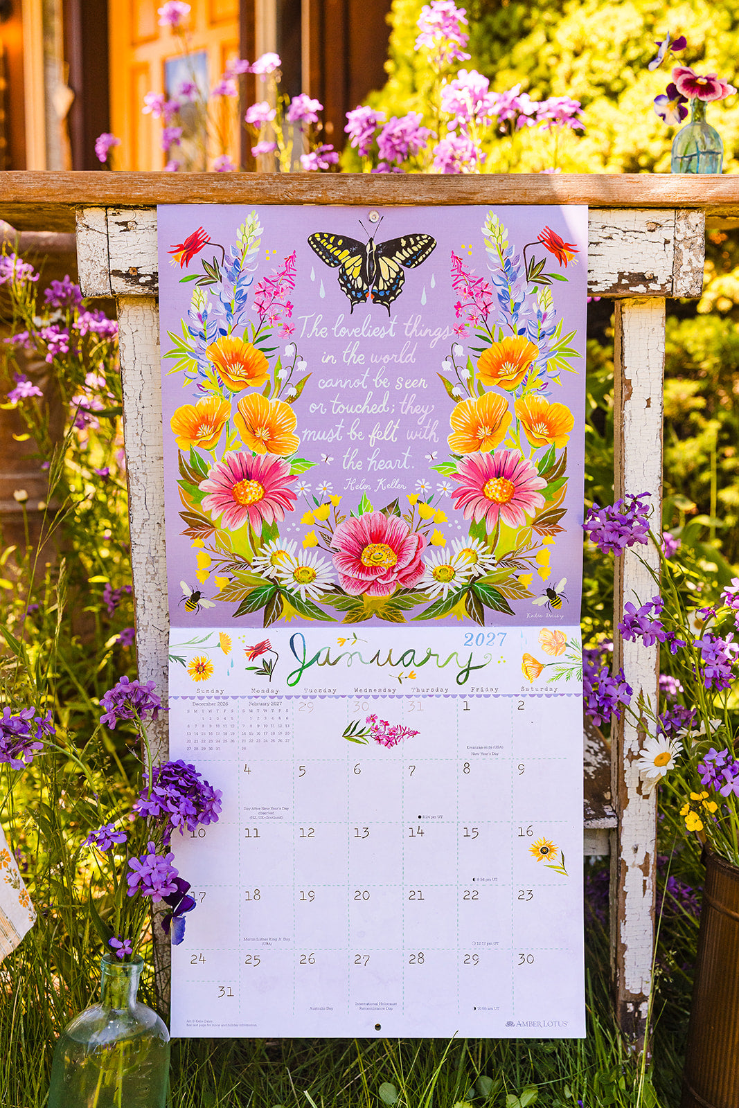 2027 Wall Calendar by Katie Daisy