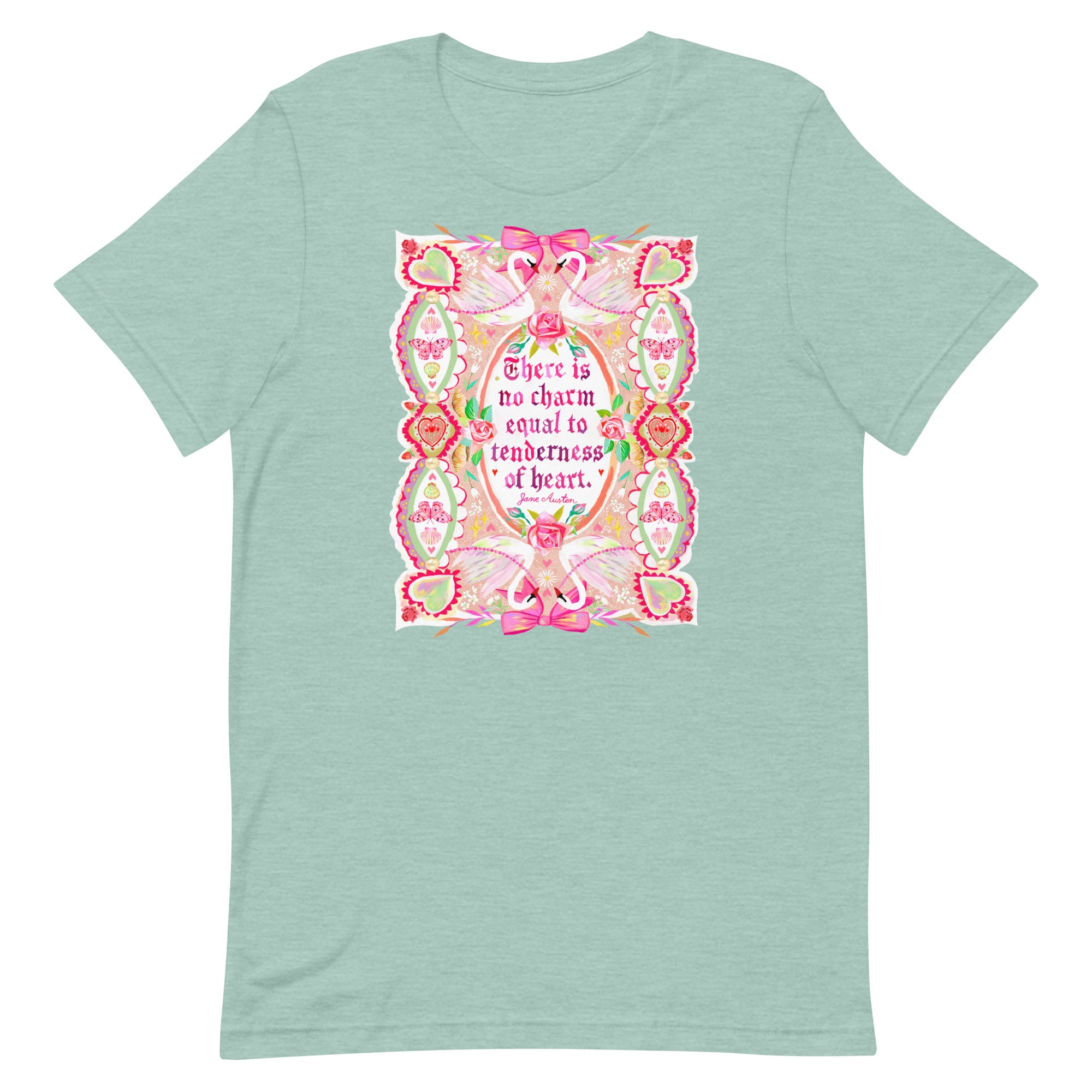Tenderness of Heart T-Shirt Heather Prism Dusty Blue