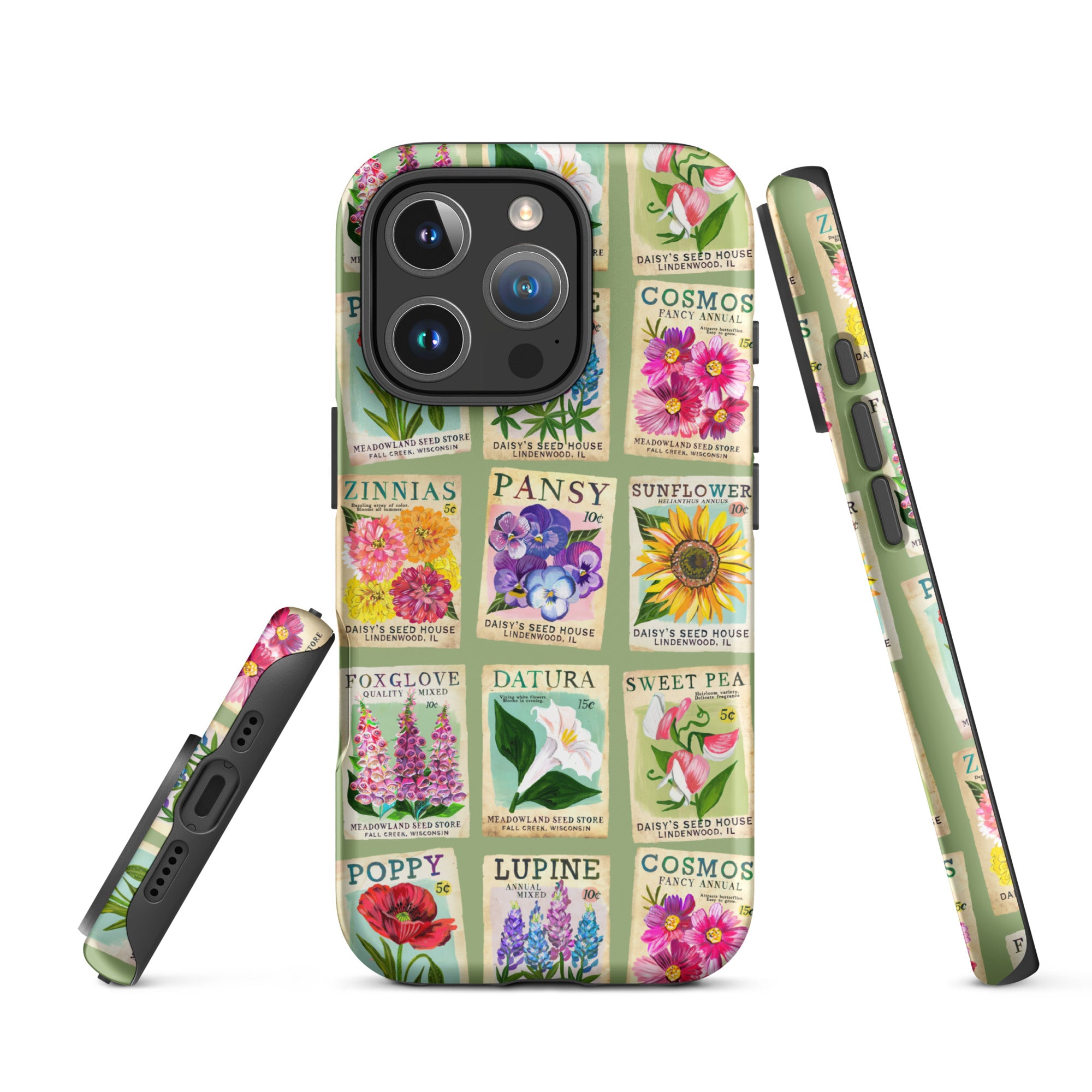 Seed Packets Tough Case for iPhone® iPhone 16 Pro