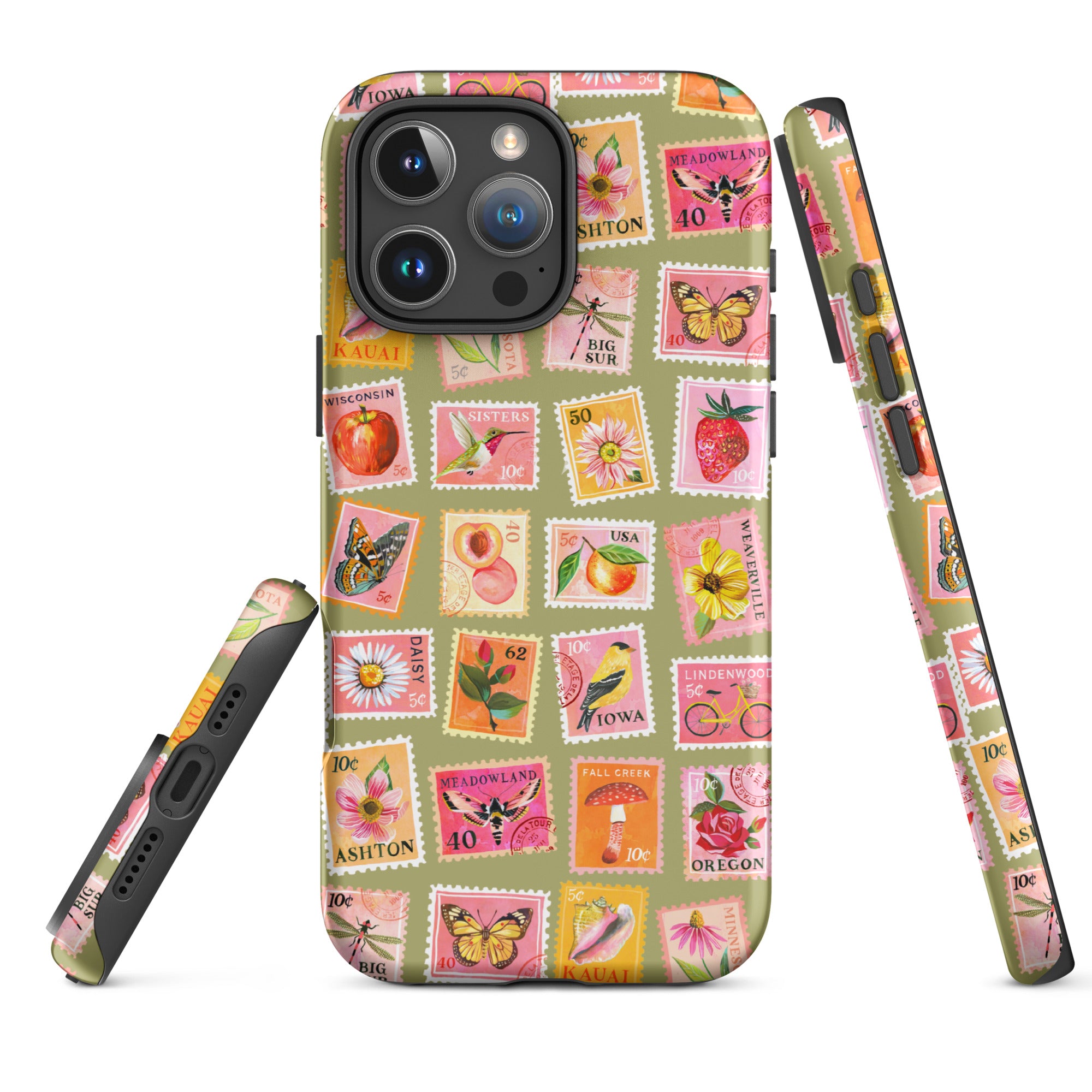 Stamp Collection Tough Case for iPhone® iPhone 16 Pro Max Matte iPhone 11