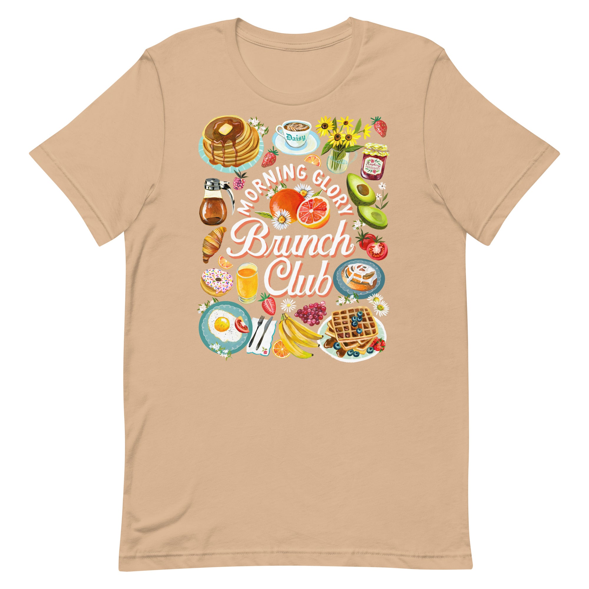 Brunch Club T-Shirt Tan