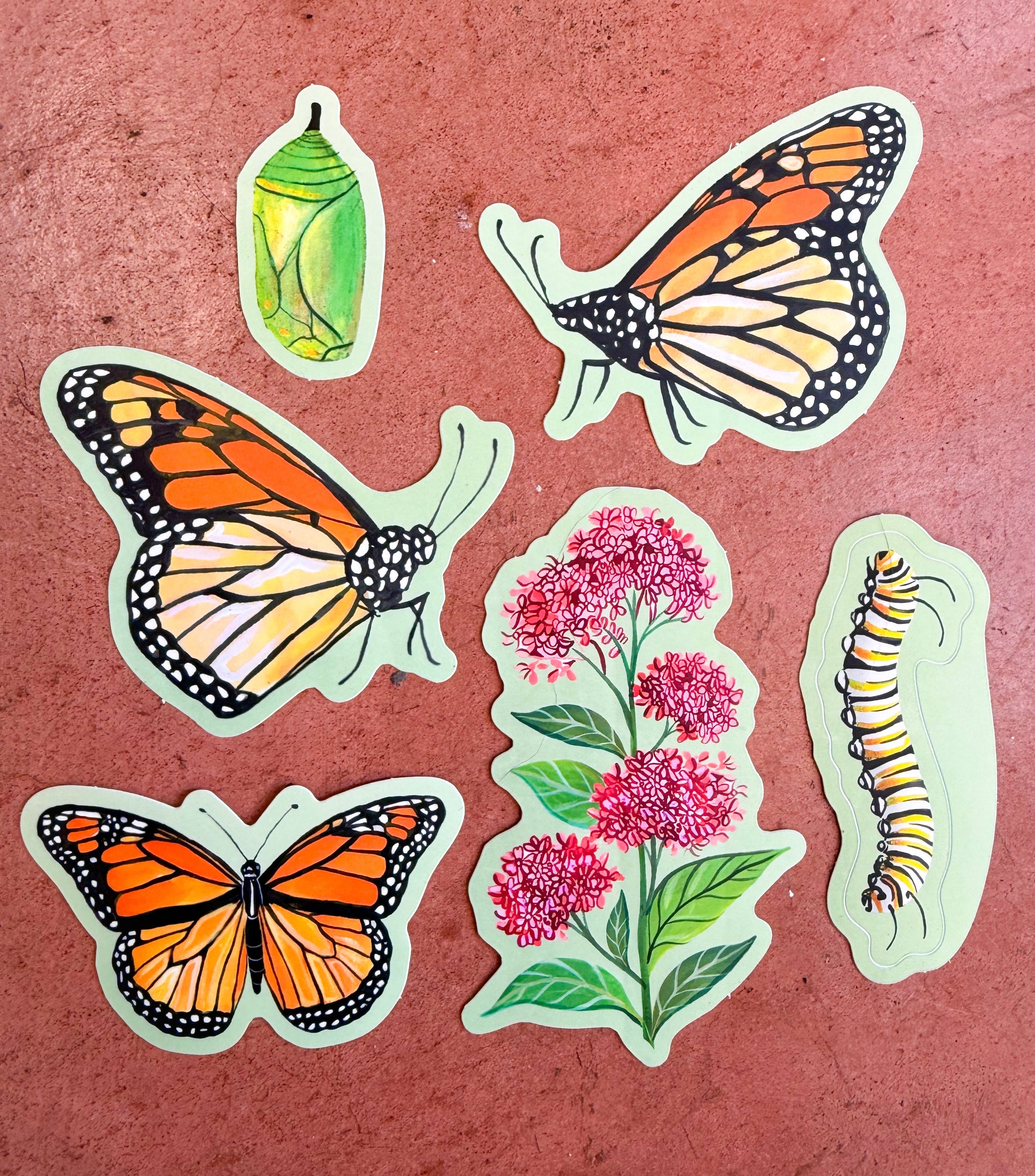 Monarch Sticker Pack (Set of 6)