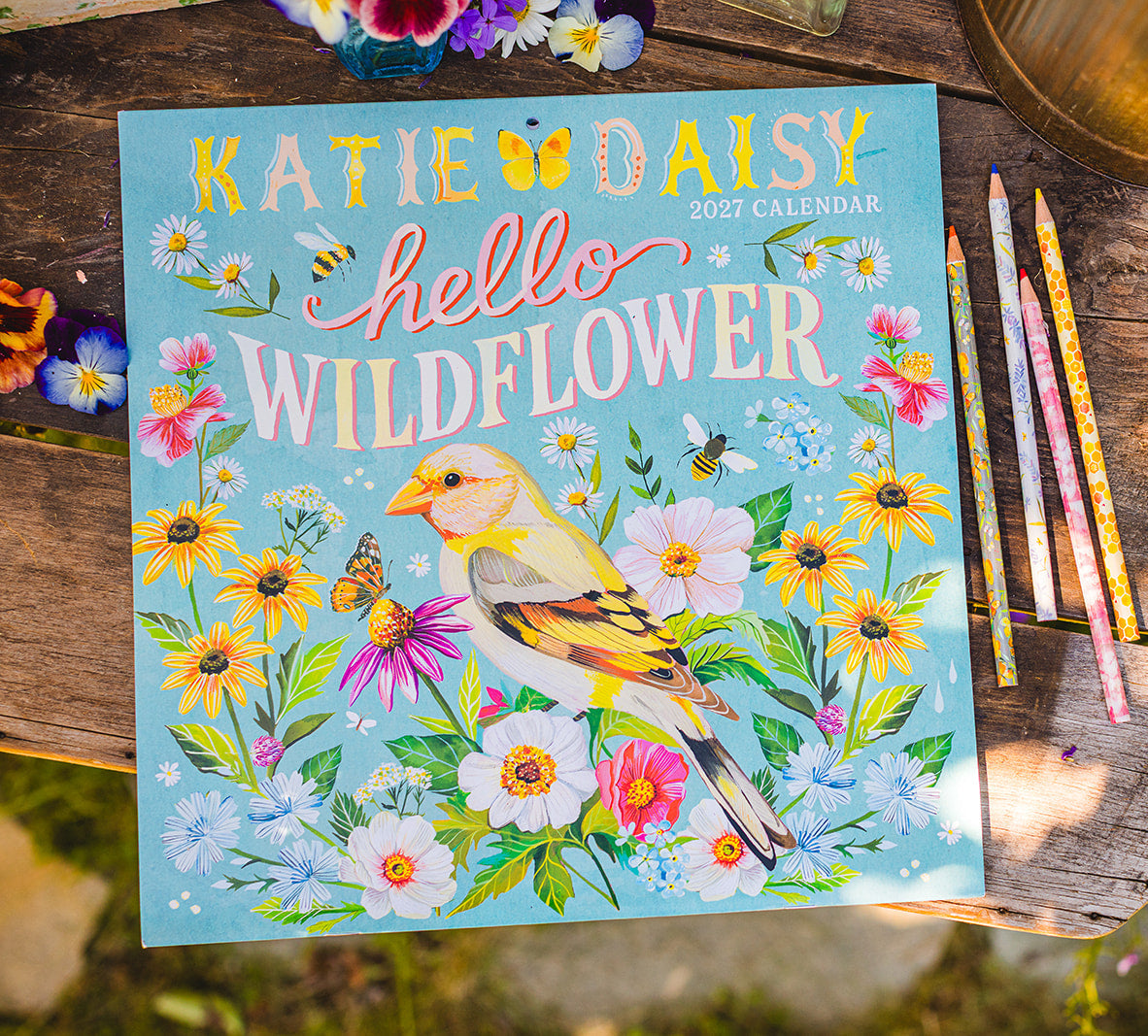 2027 Wall Calendar by Katie Daisy