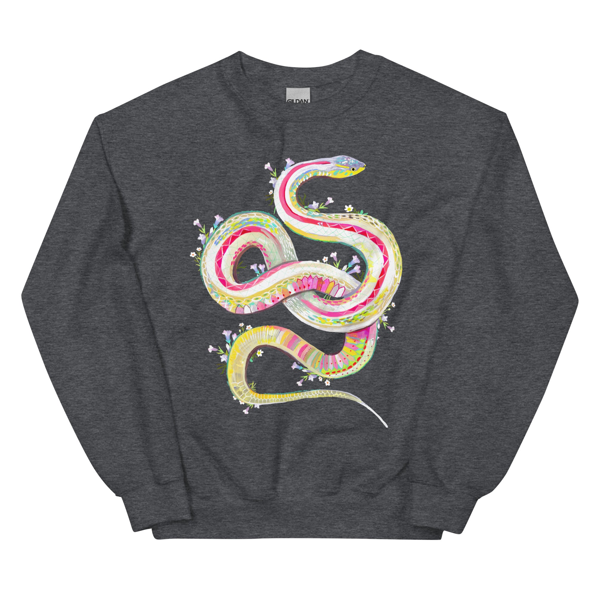 Candy Snake Sweatshirt Dark Heather