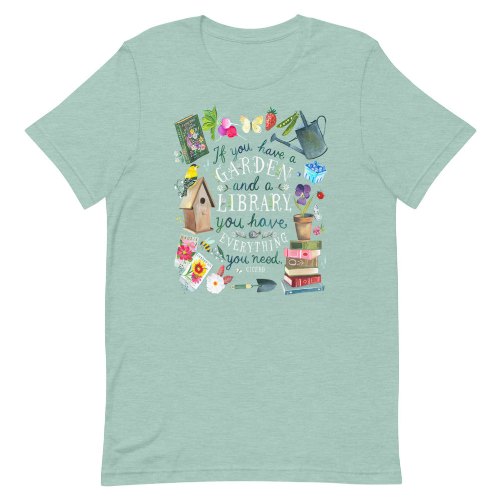 Garden & A Library T-Shirt