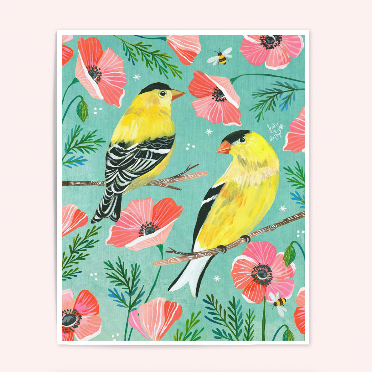 Gold Day Art Print