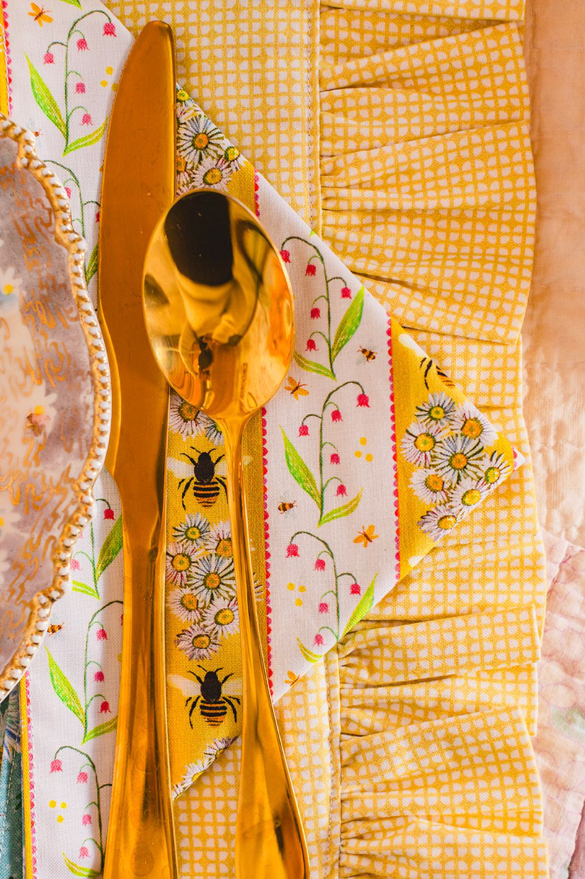 Honeyland Stripe Light Honey Fabric