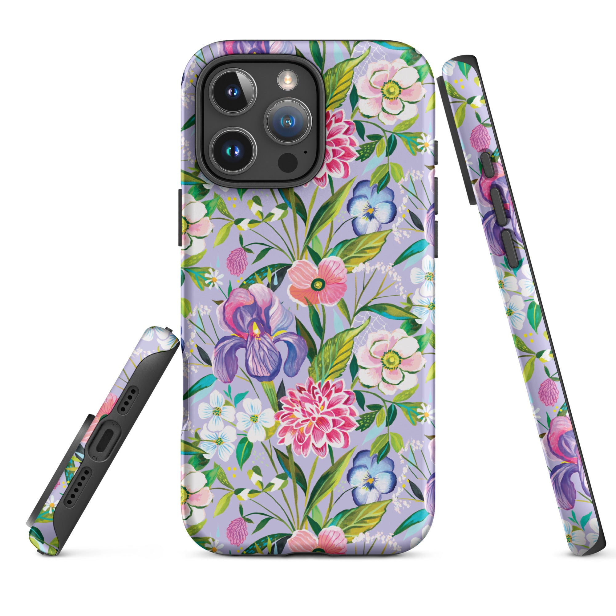 Iris Bouquet Tough Case for iPhone iPhone 16 Pro Max