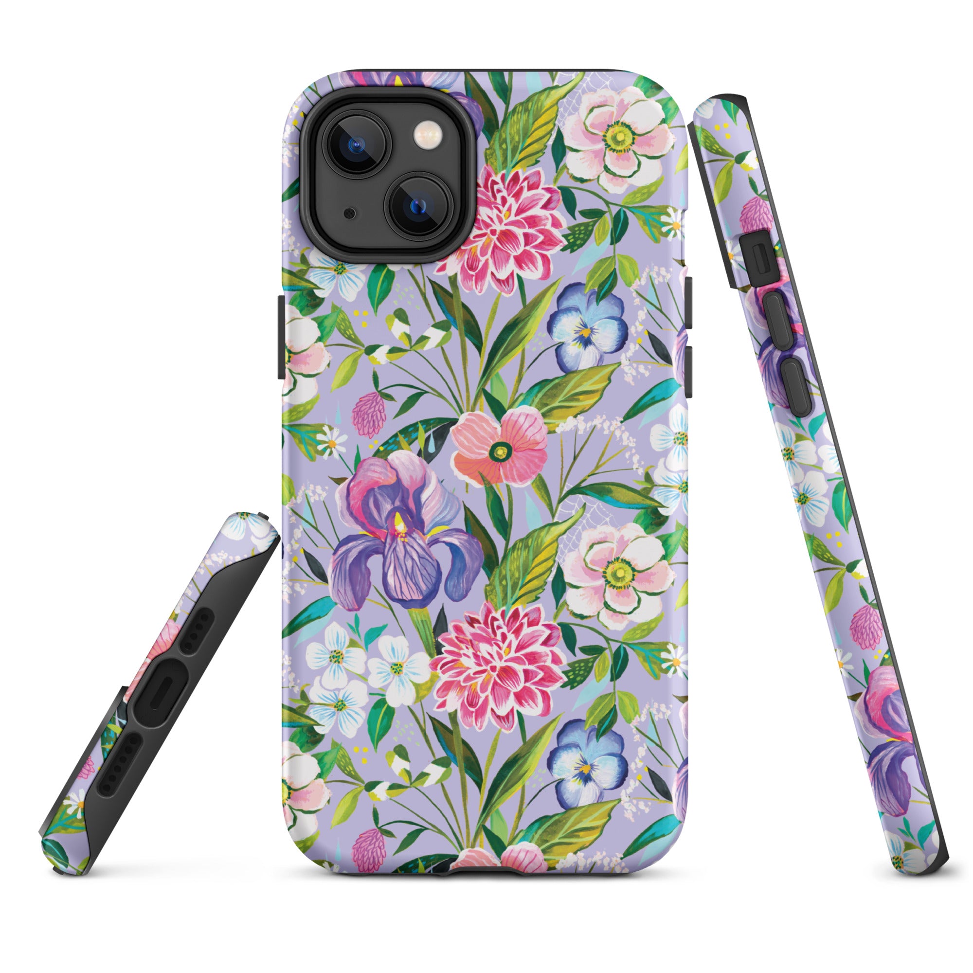 Iris Bouquet Tough Case for iPhone iPhone 14 Plus
