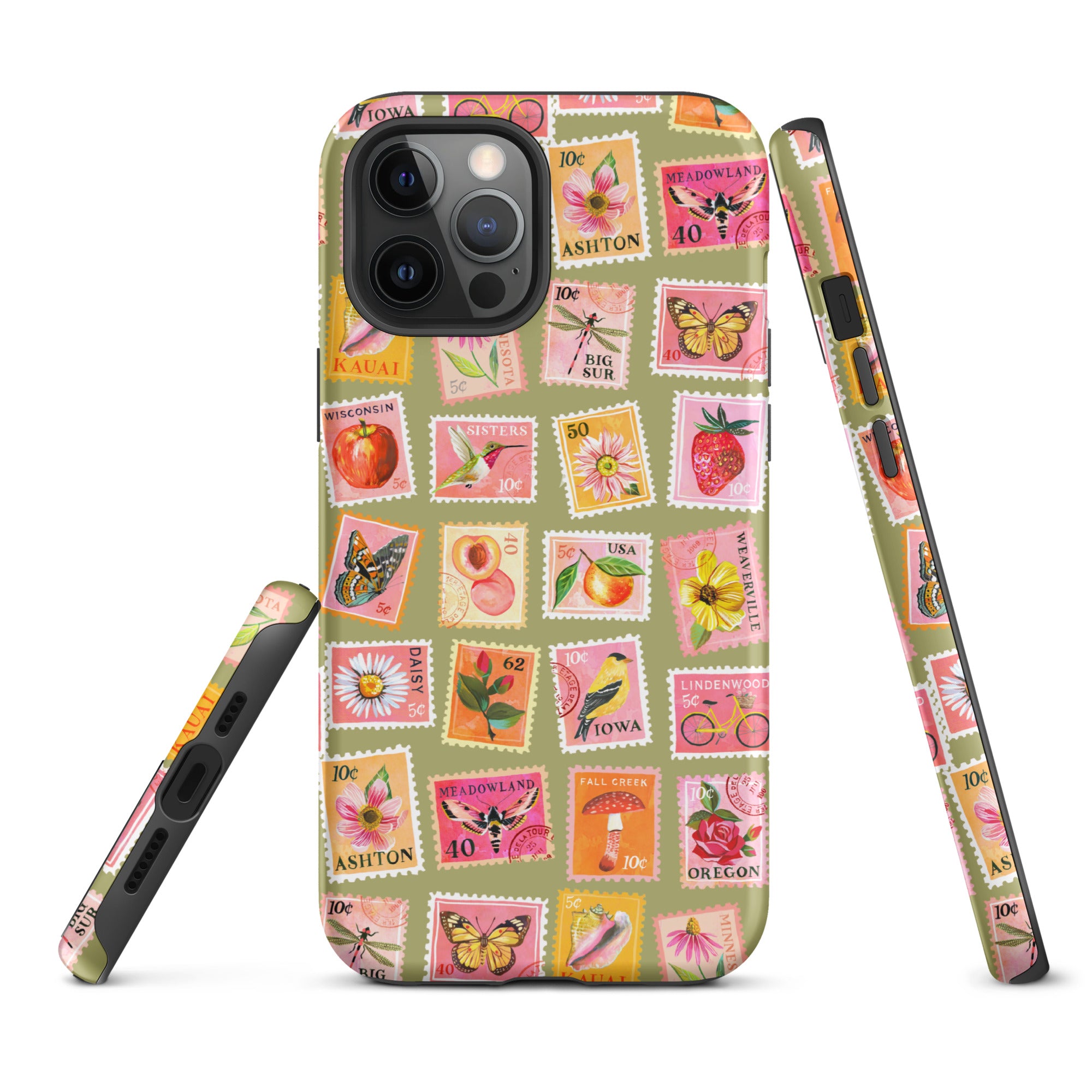 Stamp Collection Tough Case for iPhone® iPhone 12 Pro Max Matte iPhone 11