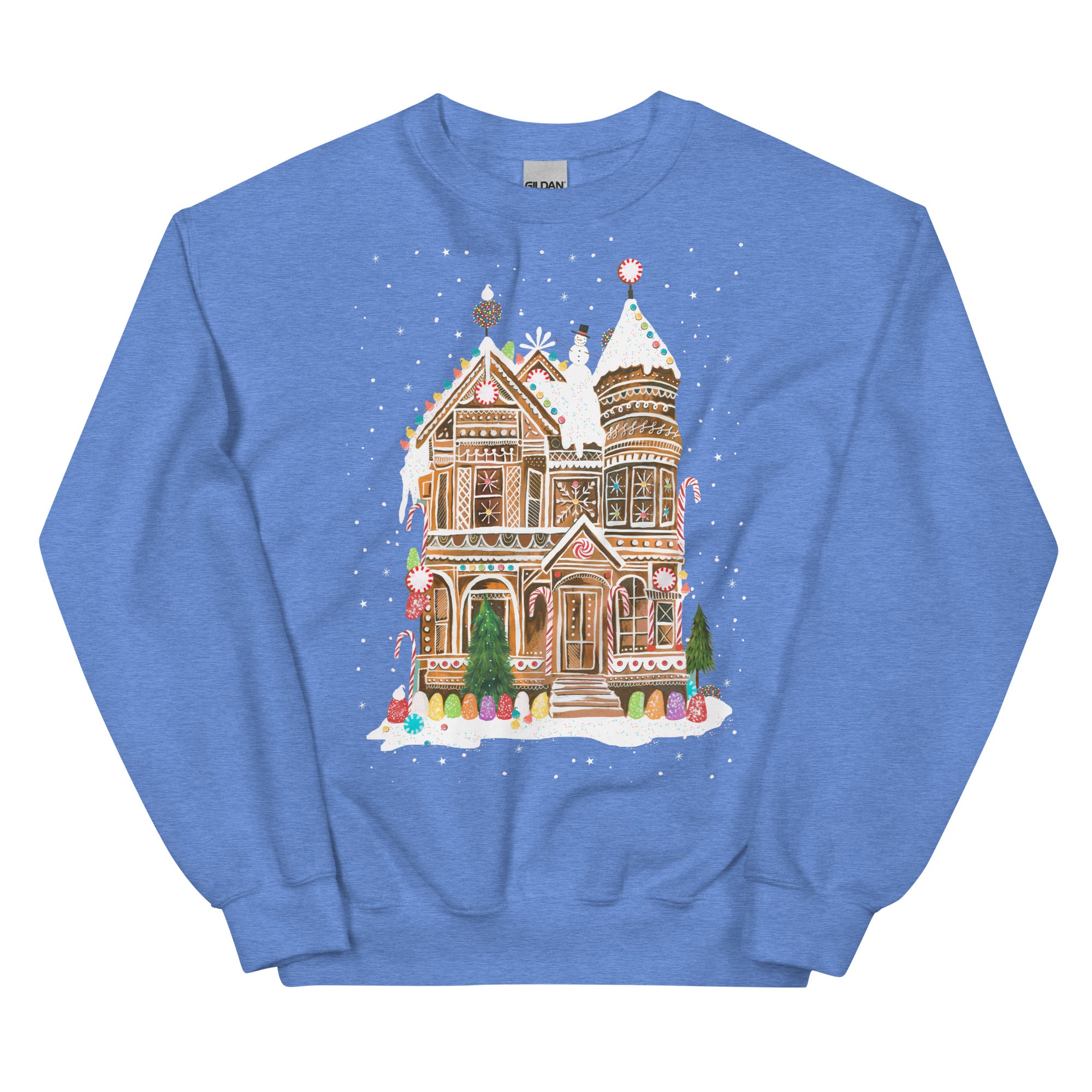 Gingerbread Sweatshirt Heather Deep Royal