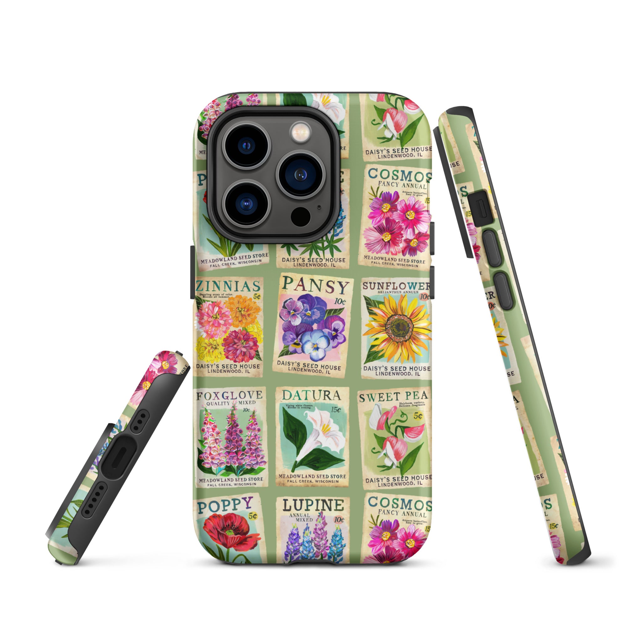 Seed Packets Tough Case for iPhone® iPhone 14 Pro