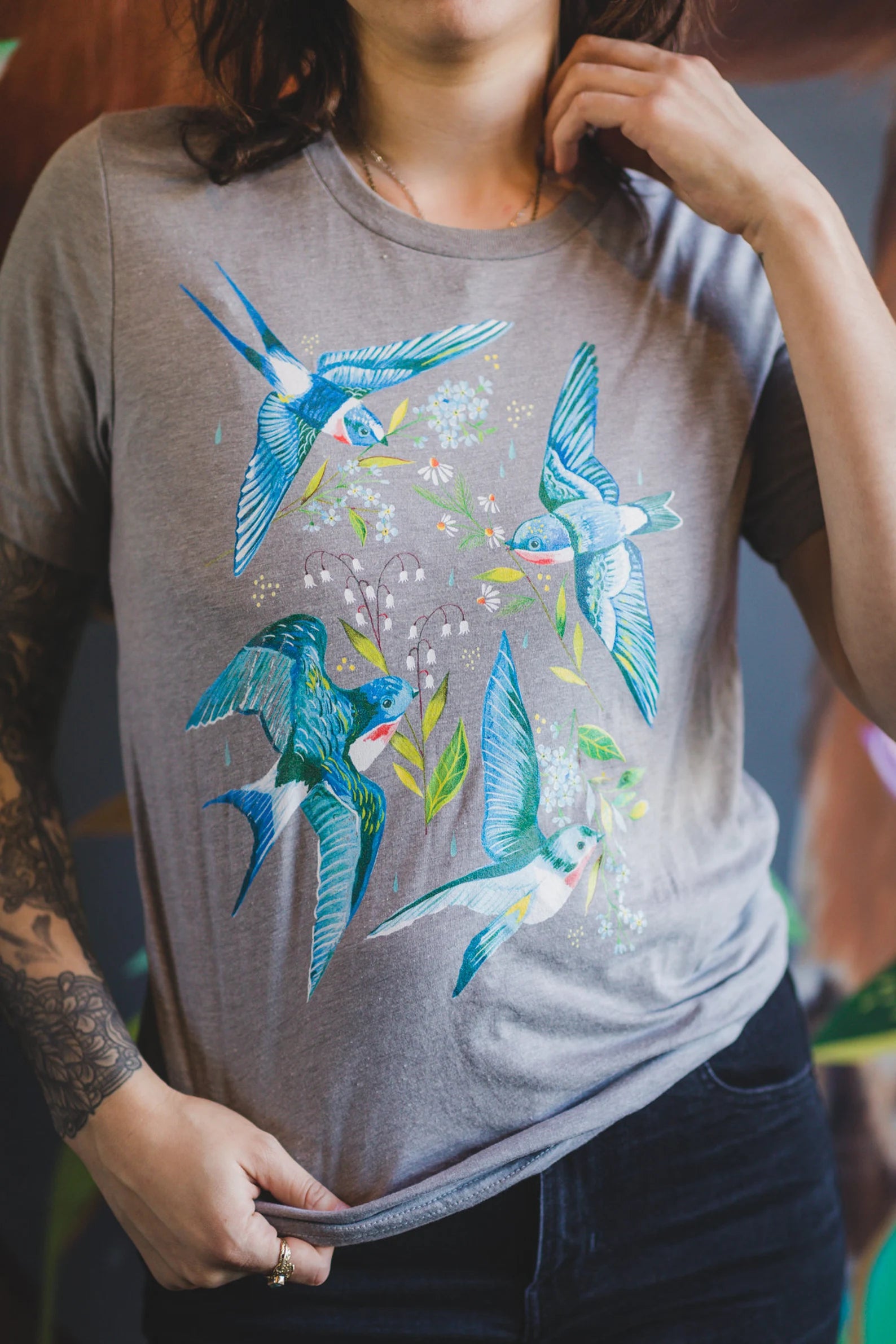 Swallows Tri-Blend T-Shirt