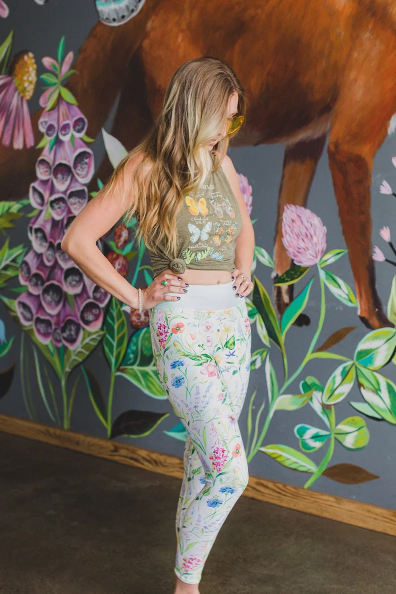 Wildflower Yoga Leggings
