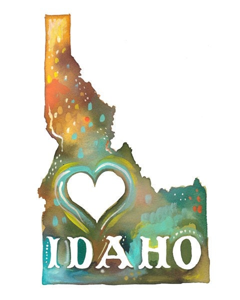 Idaho Art Print