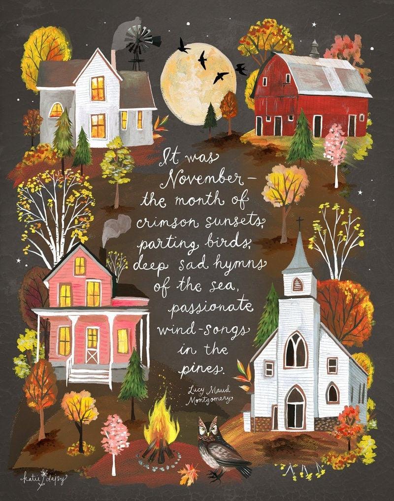 November Art Print