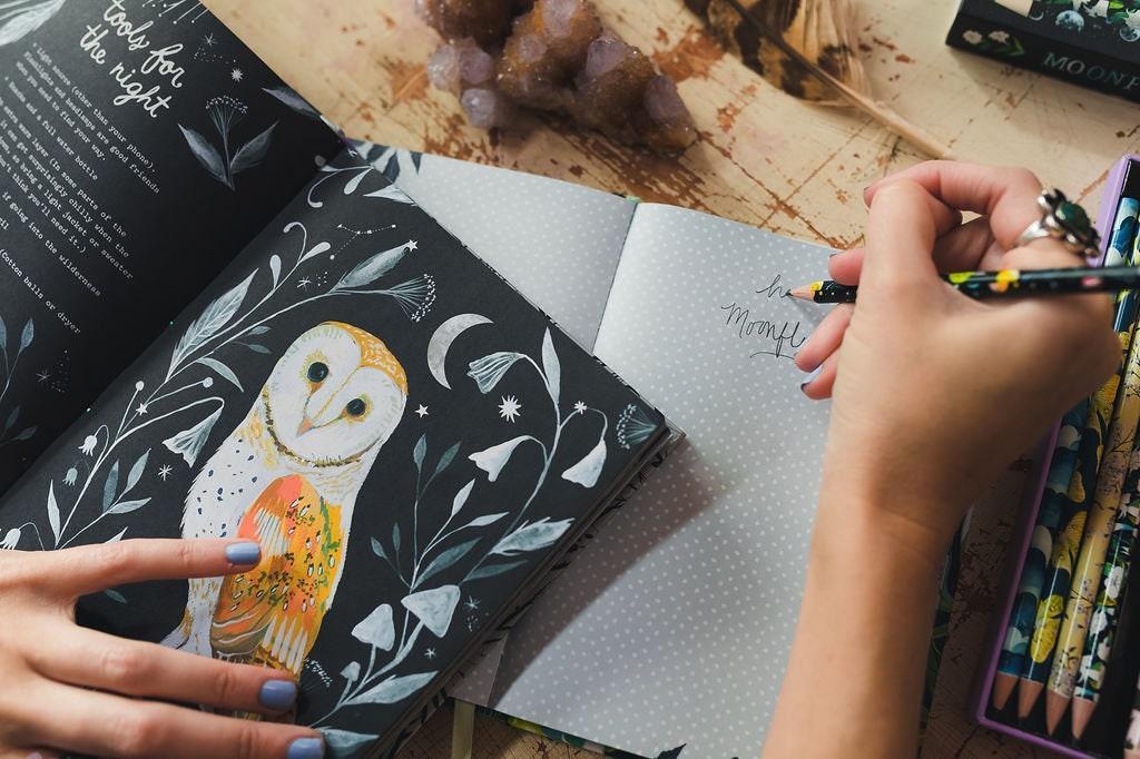 Hardcover Journal - Under The Light of The Moon