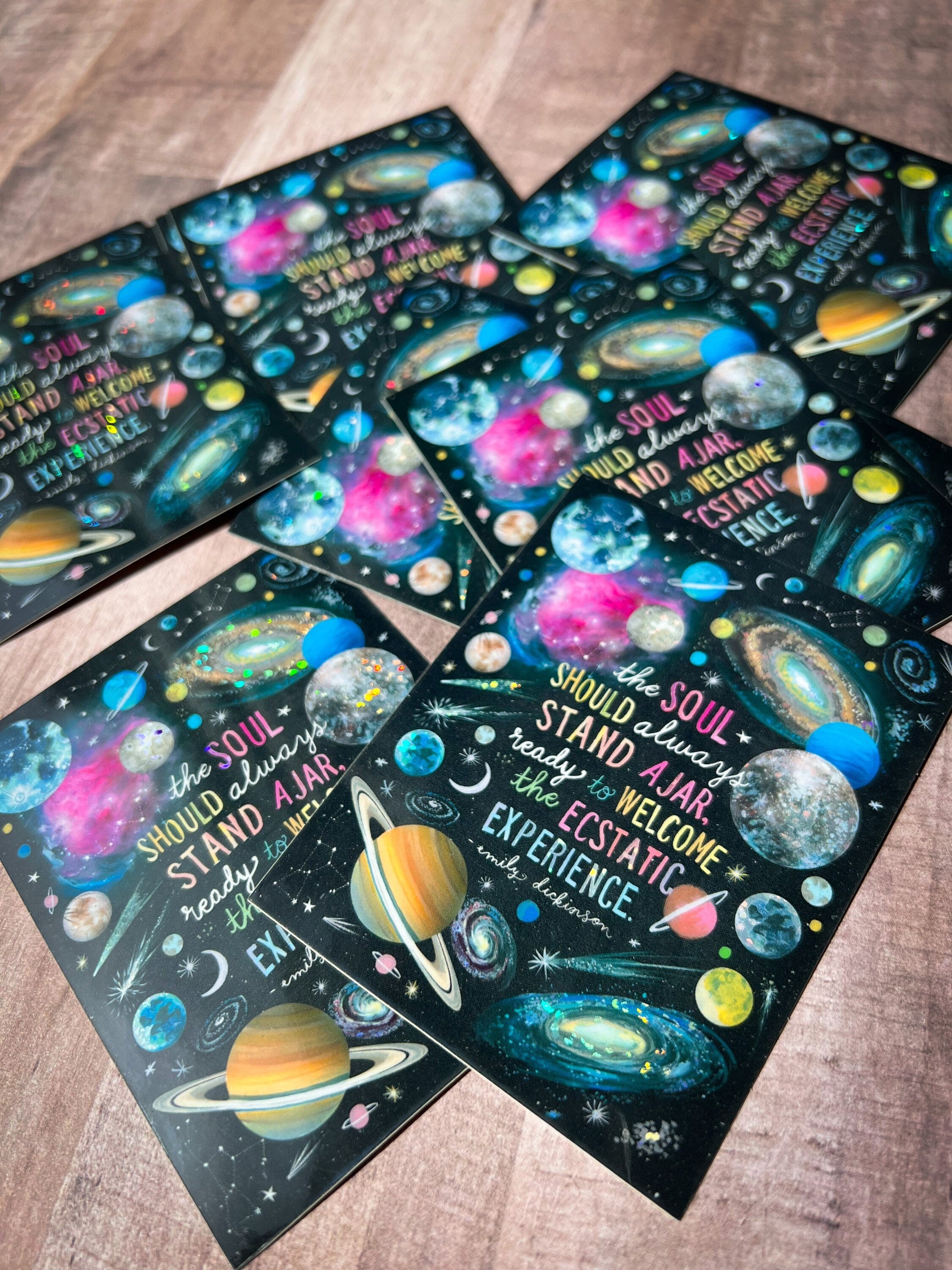 Ecstatic Experience Glitter Sticker