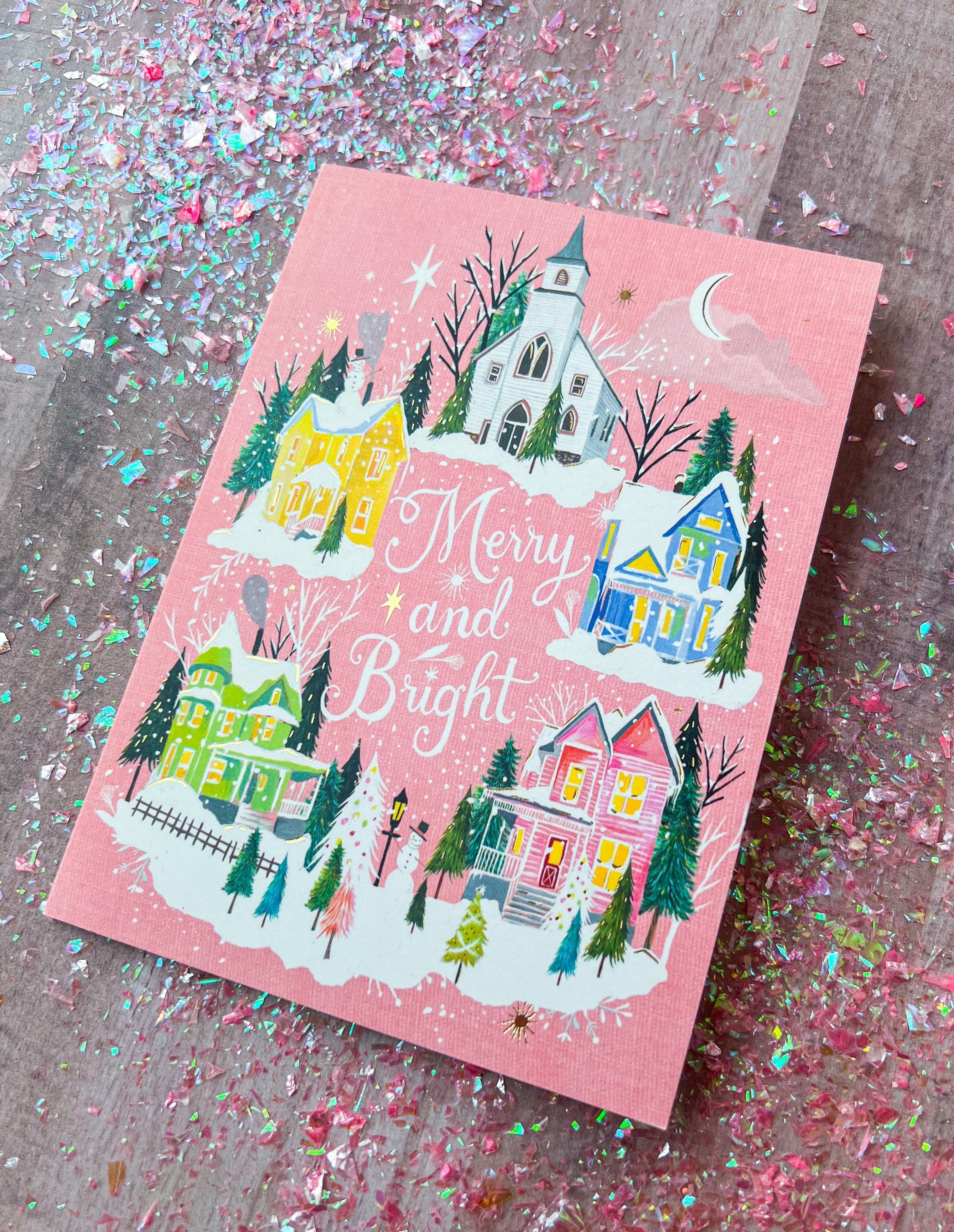 Merry & Bright Holiday Card
