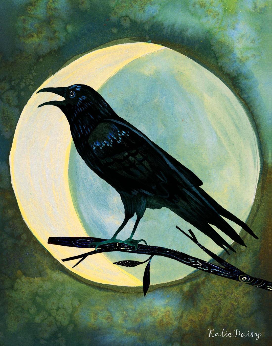 Raven Art Print