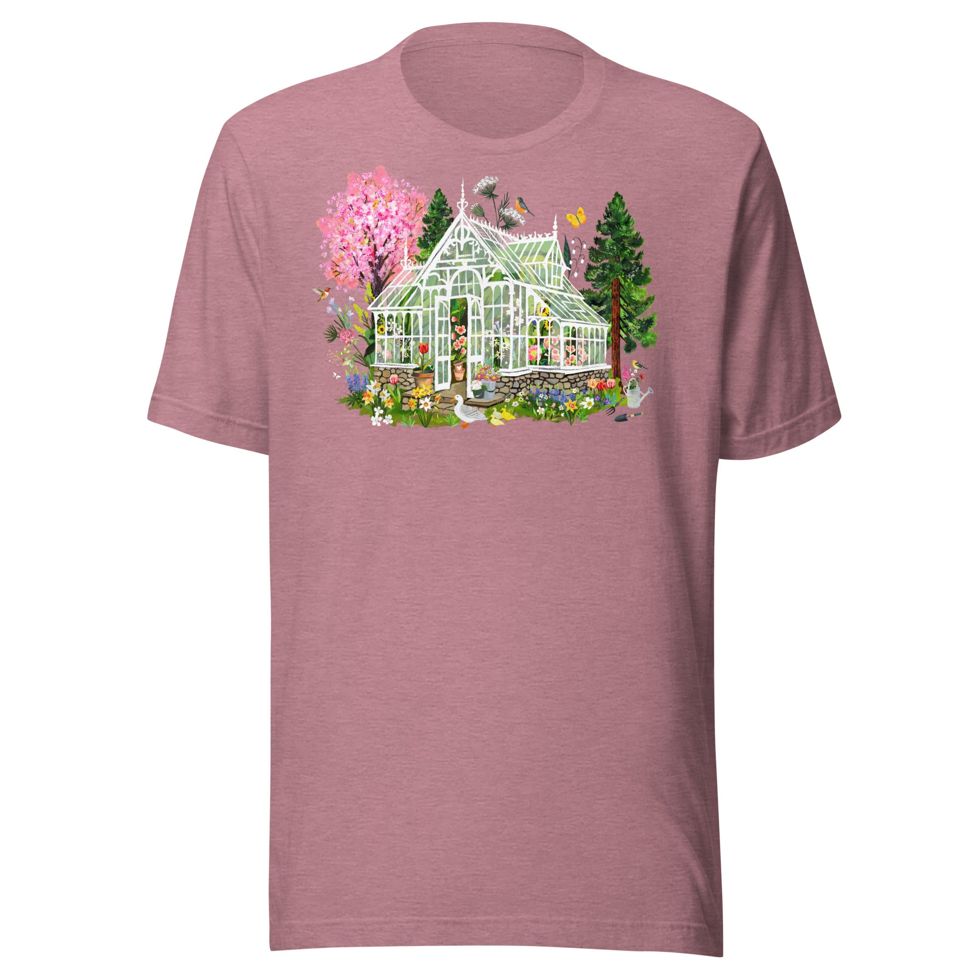 Greenhouse Unisex t-shirt Heather Orchid