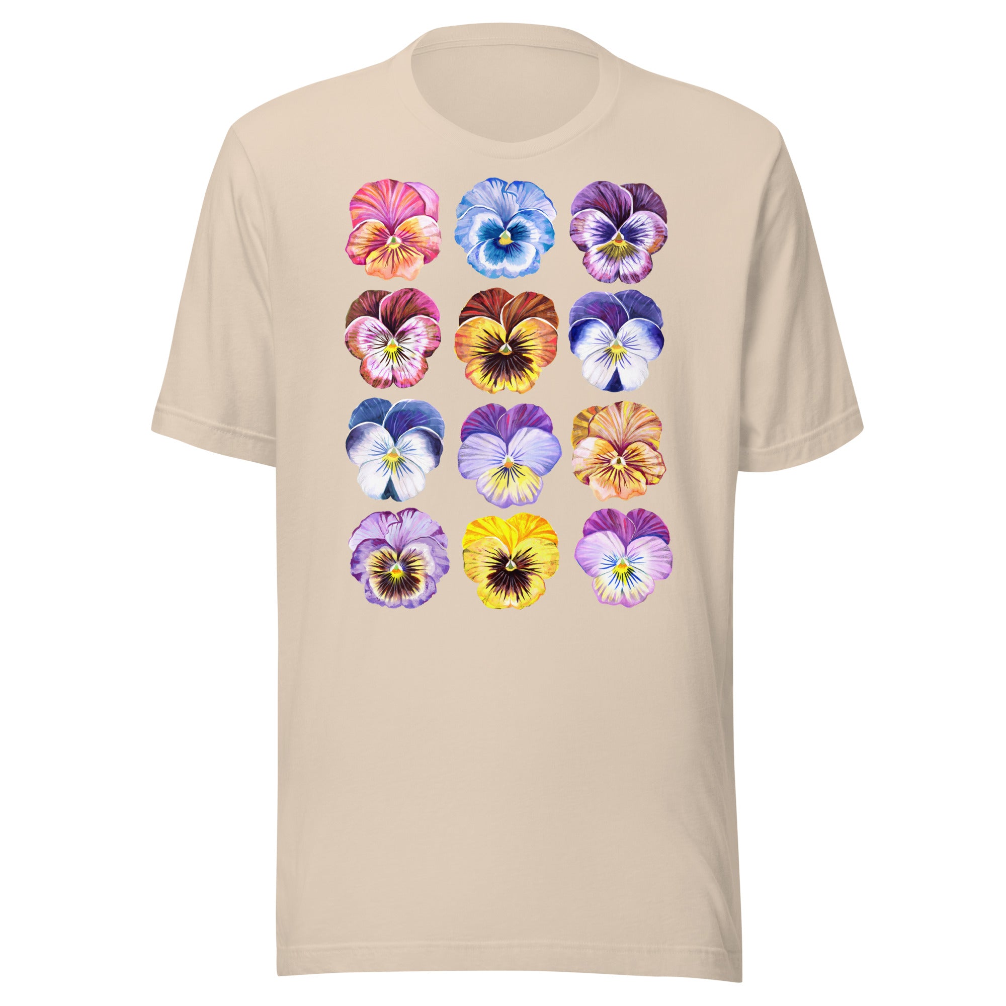 Pansy Unisex t-shirt Soft Cream