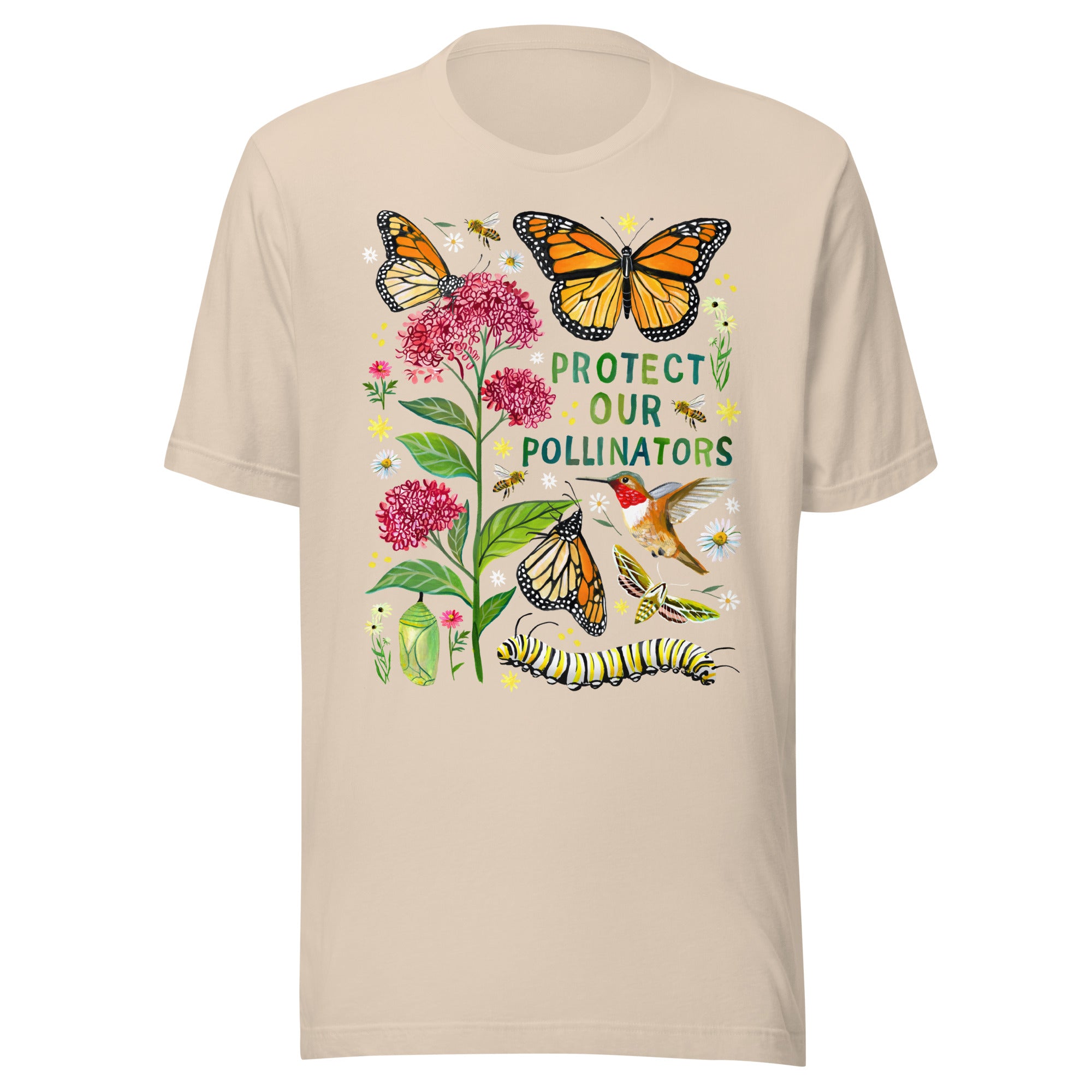 Save Our Pollinators Unisex t-shirt Soft Cream