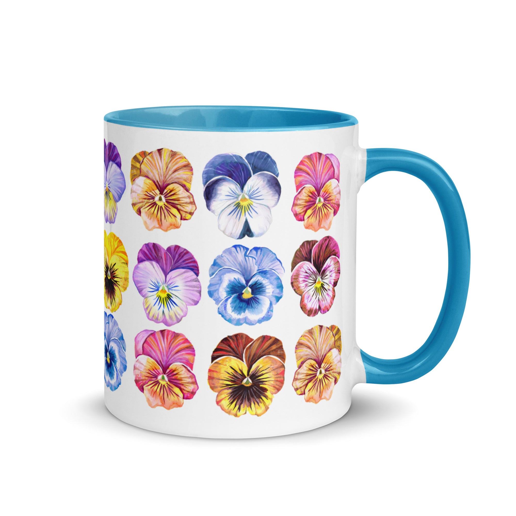 Pansy Mug Blue