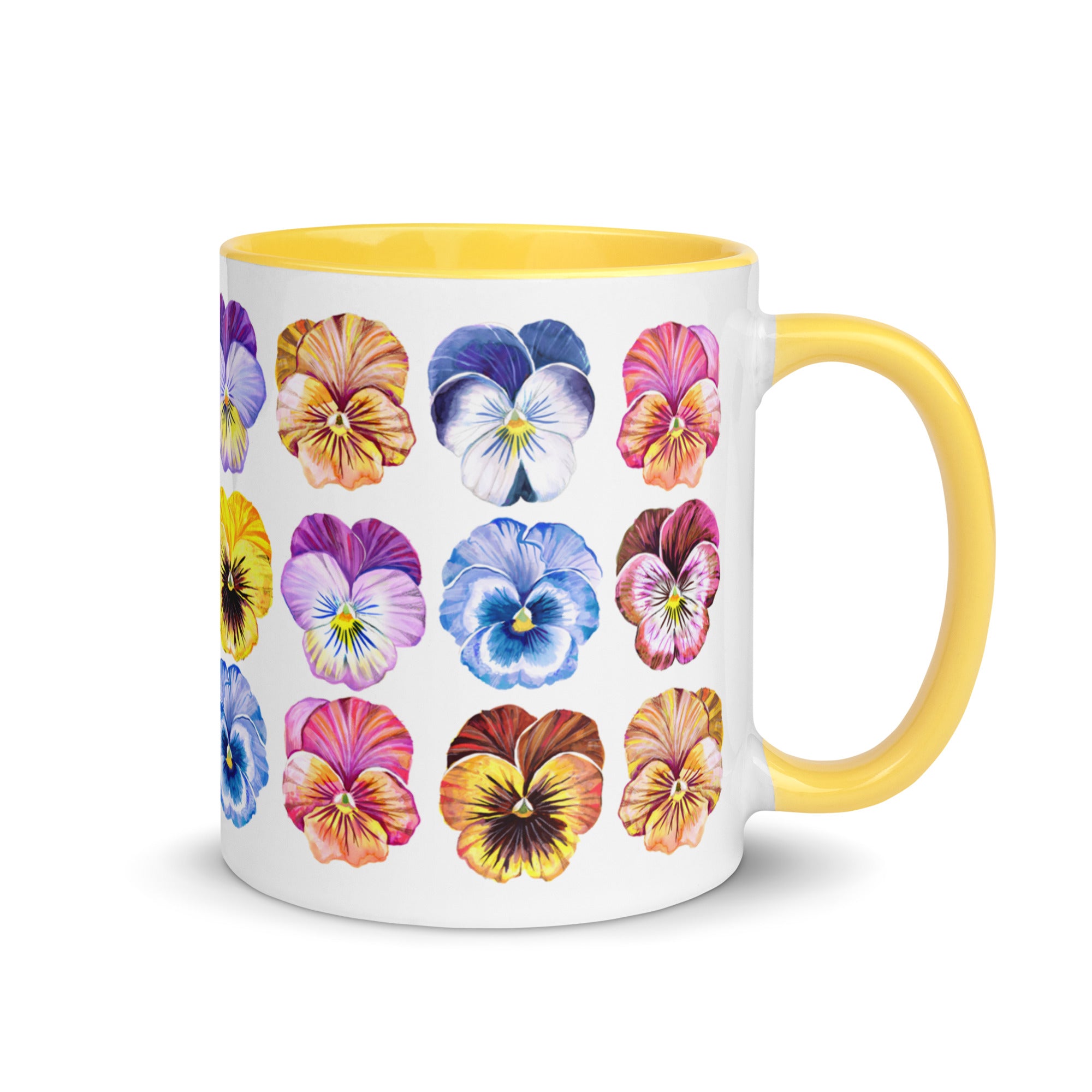 Pansy Mug Yellow