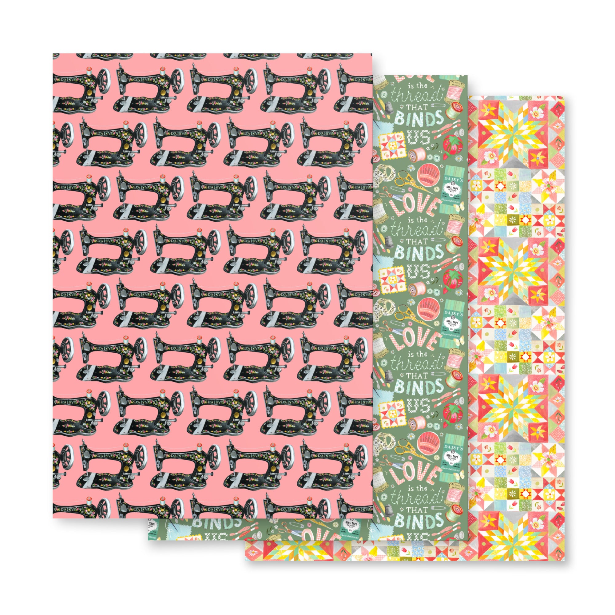 Sewing Gift Wrap Sheets