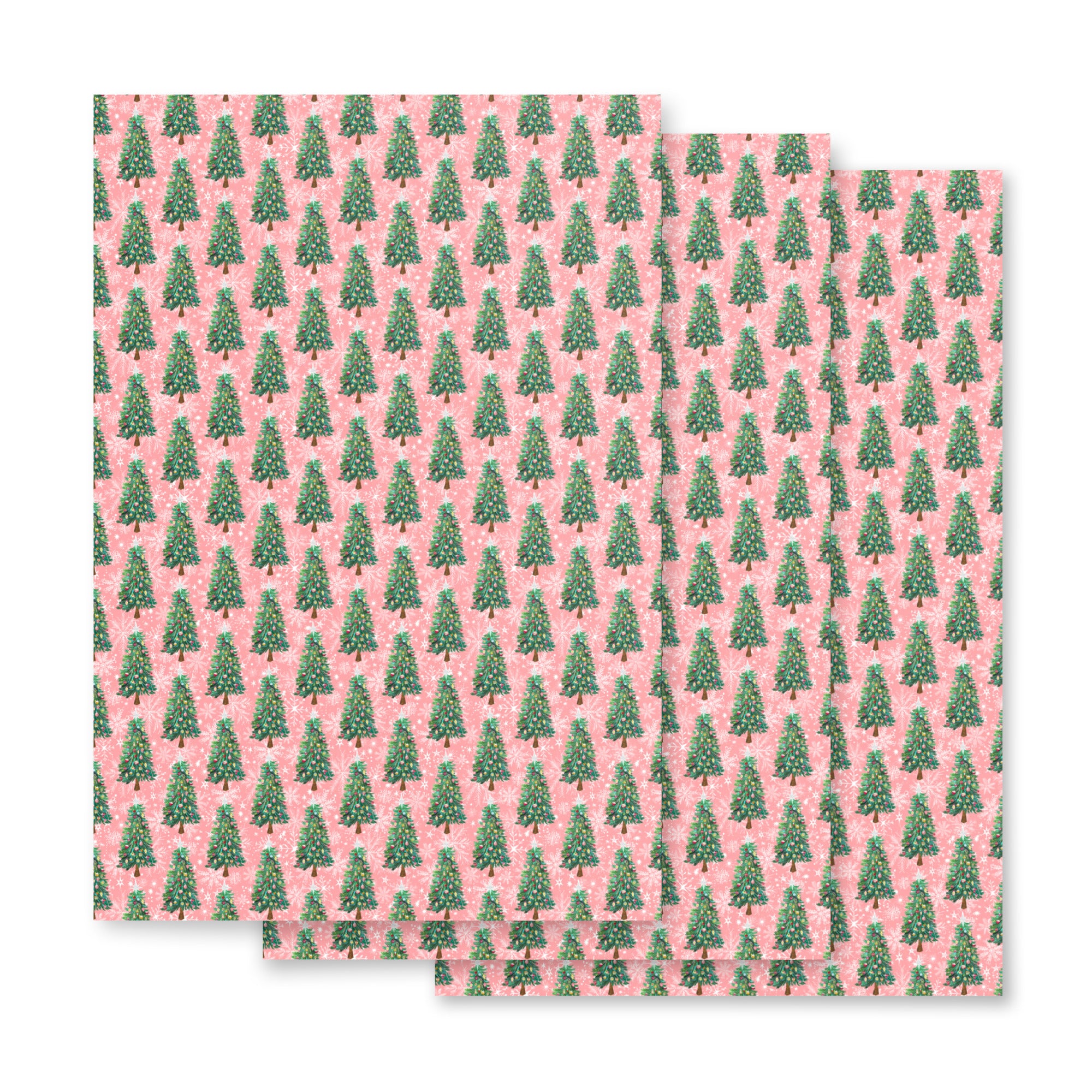 Christmas Tree Wrapping Paper Sheets Default Title