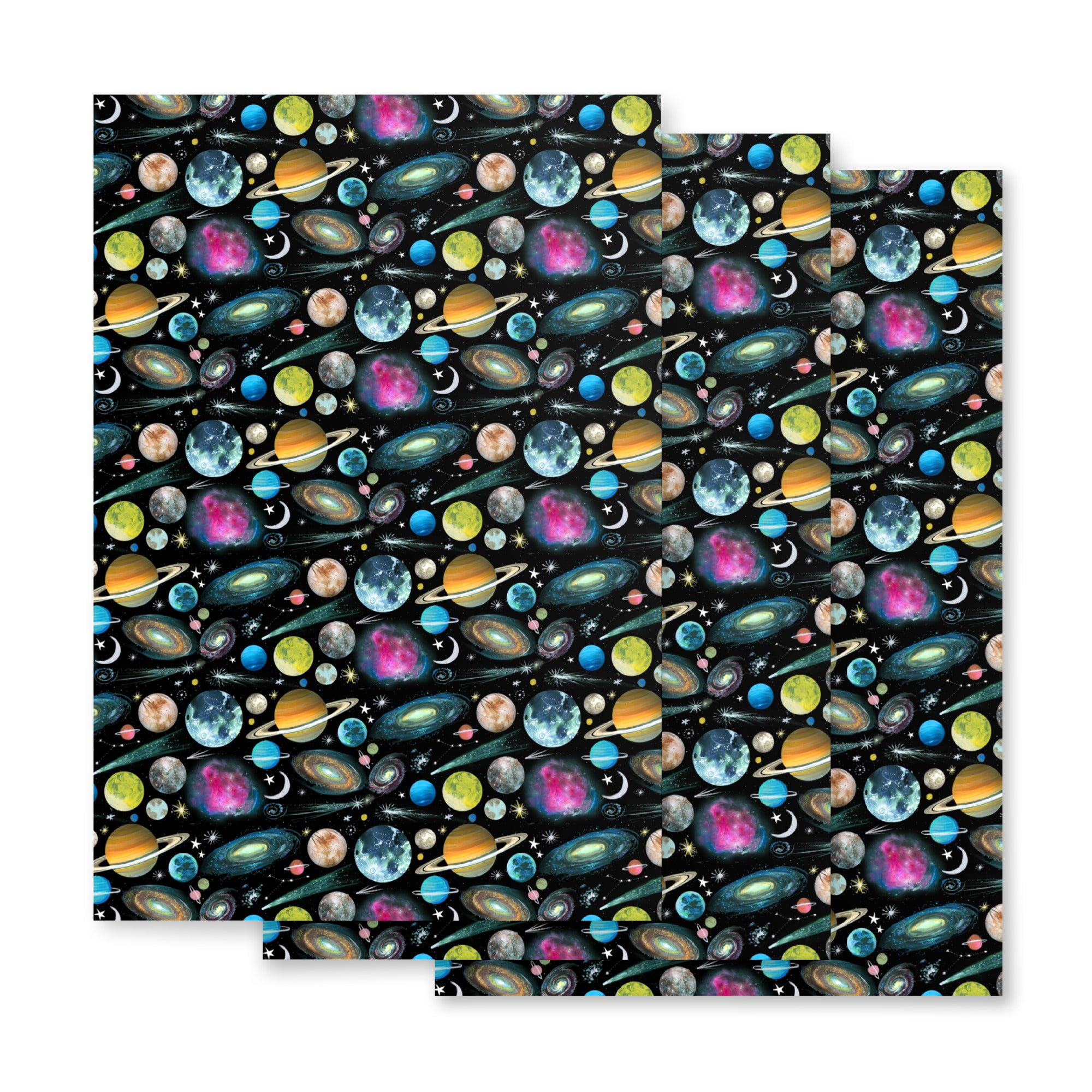 Space Wrapping Paper Sheets Default Title