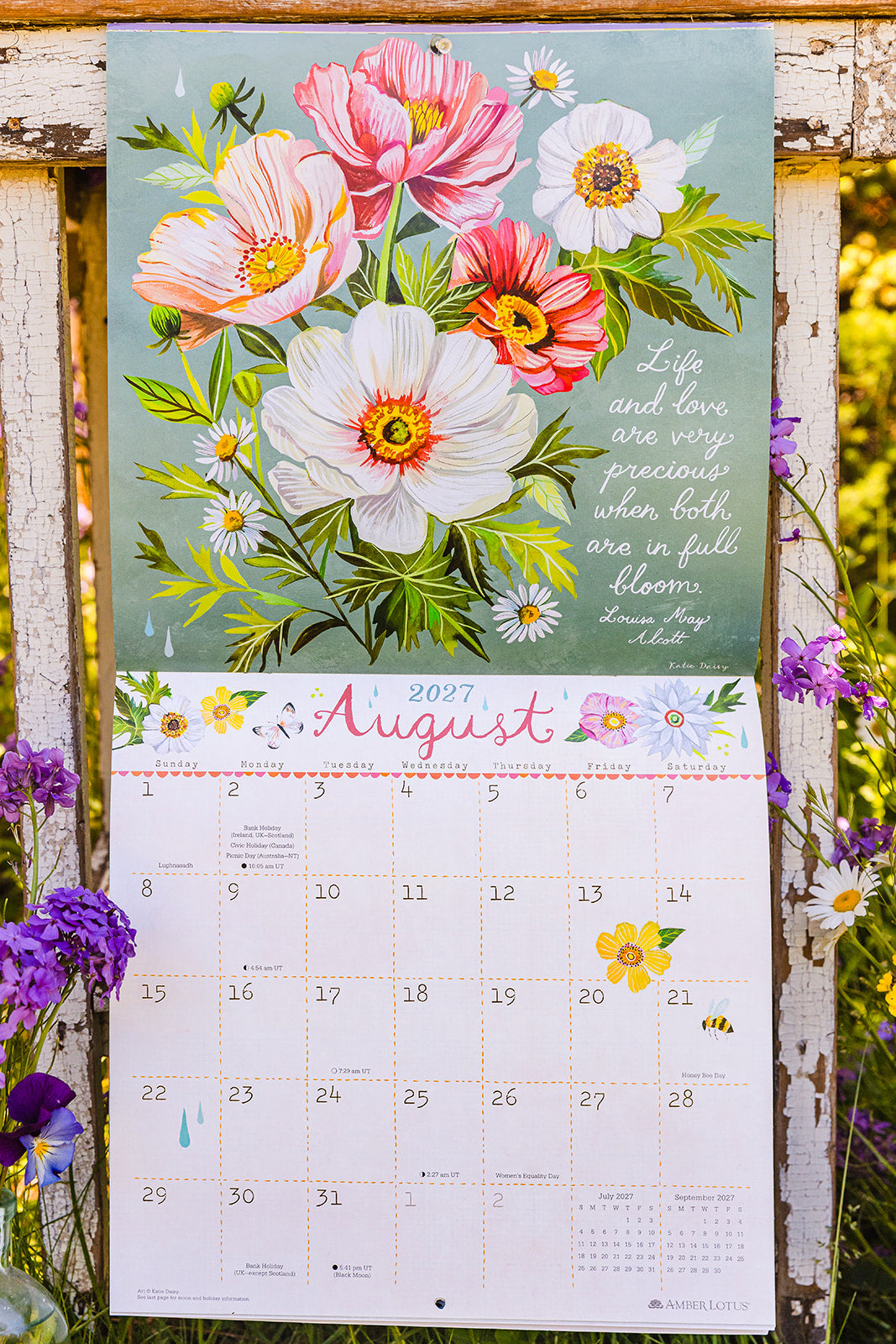 2027 Wall Calendar by Katie Daisy