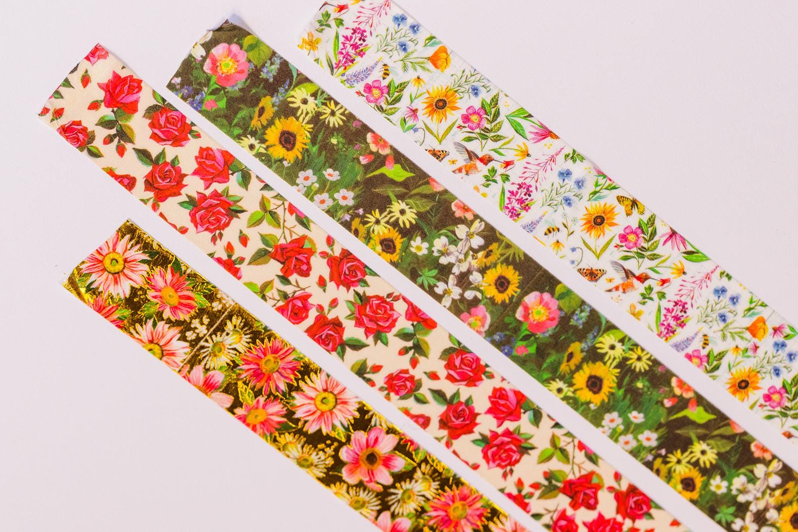 Floral - 4-Pack Washi Tape Roll Set