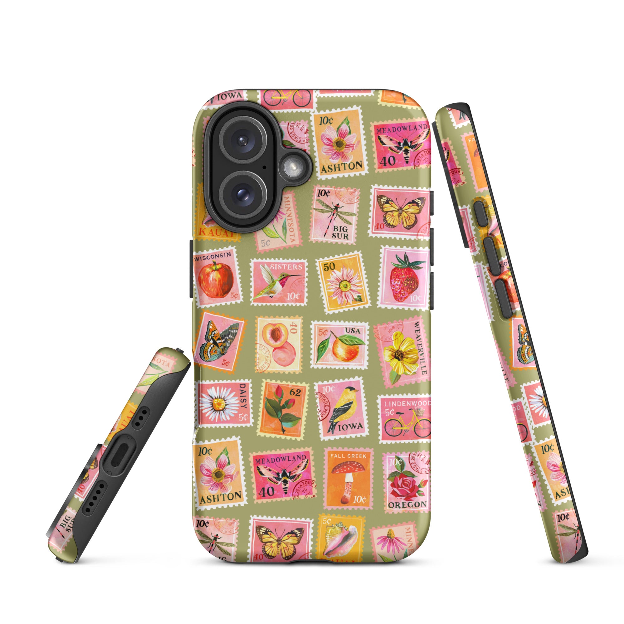 Stamp Collection Tough Case for iPhone® iPhone 16 Matte iPhone 11