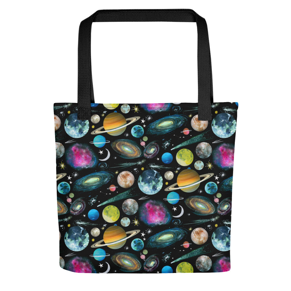 Space Tote bag Black