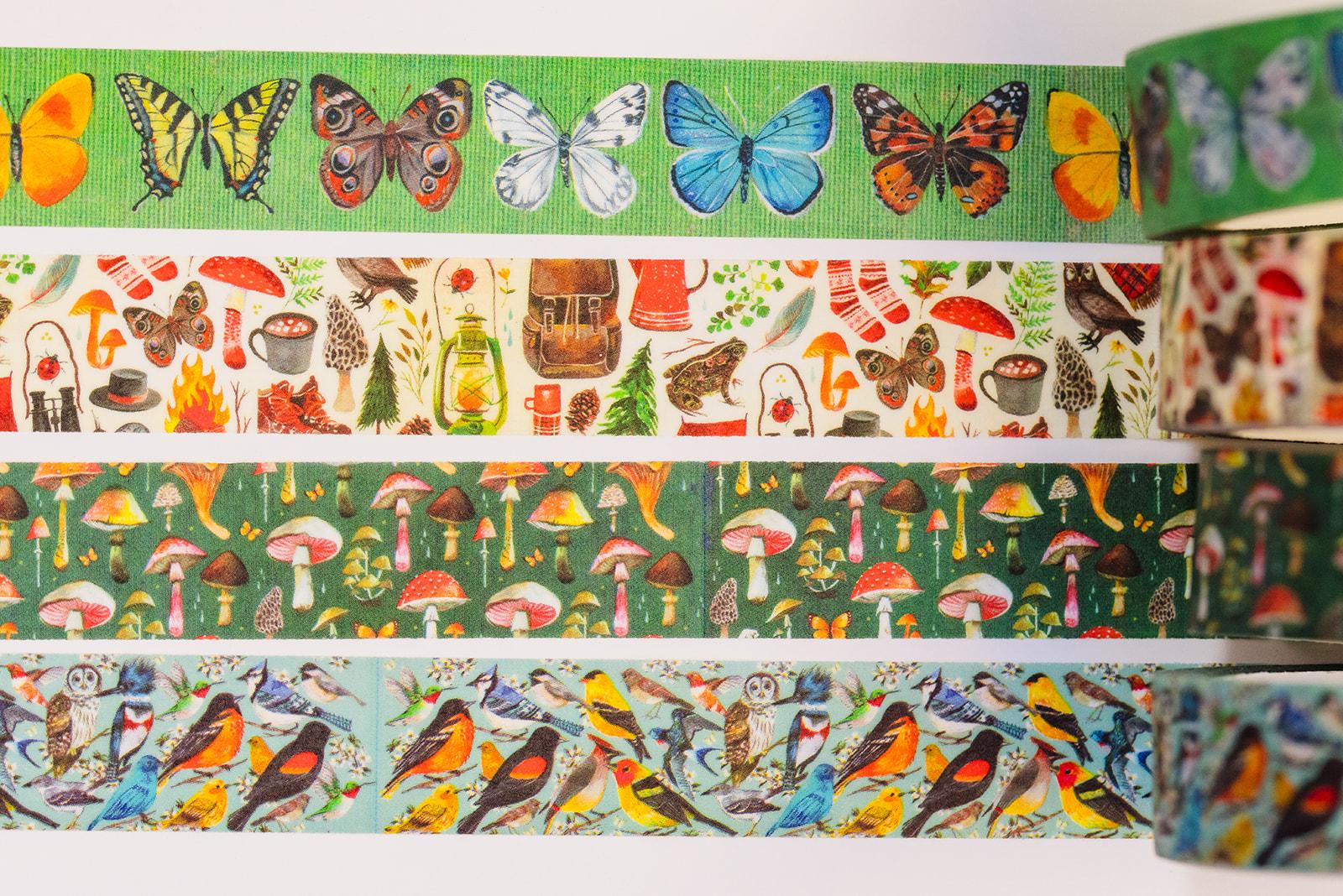 Outdoorsy - 4-Pack Washi Tape Roll Set