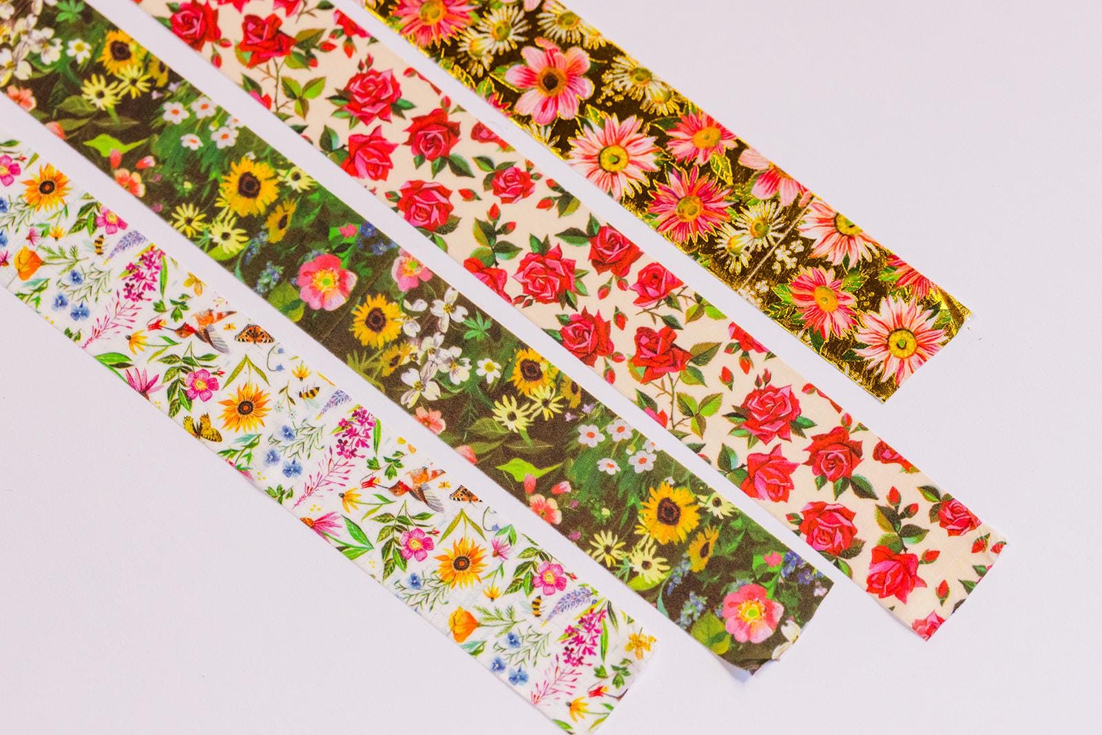 Floral - 4-Pack Washi Tape Roll Set