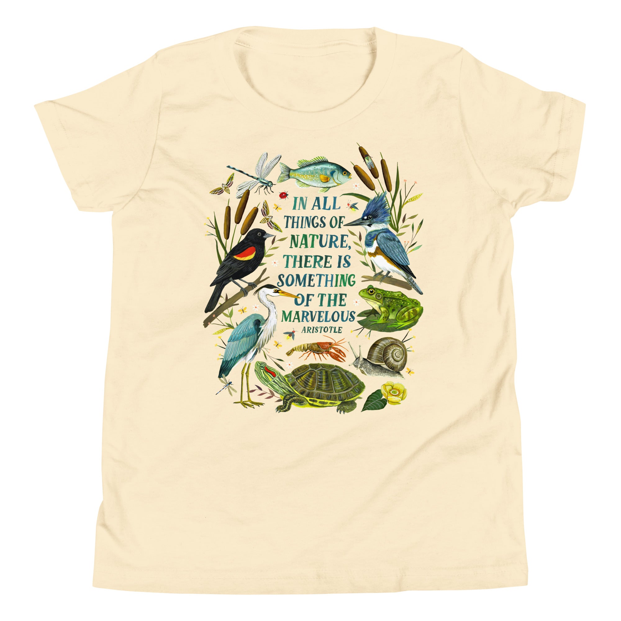 Something Marvelous Youth Short Sleeve T-Shirt Natural