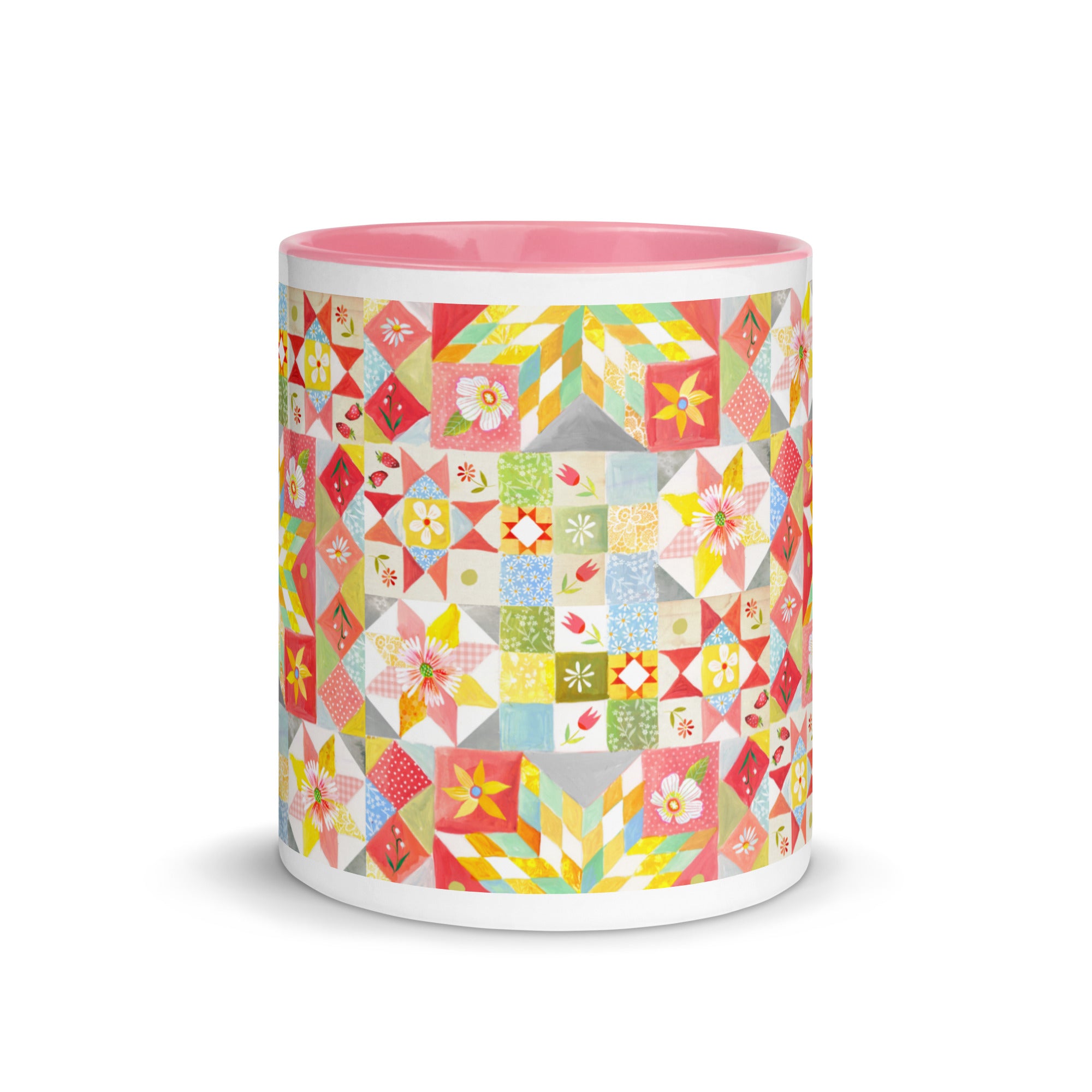 Patchwork Mug Pink