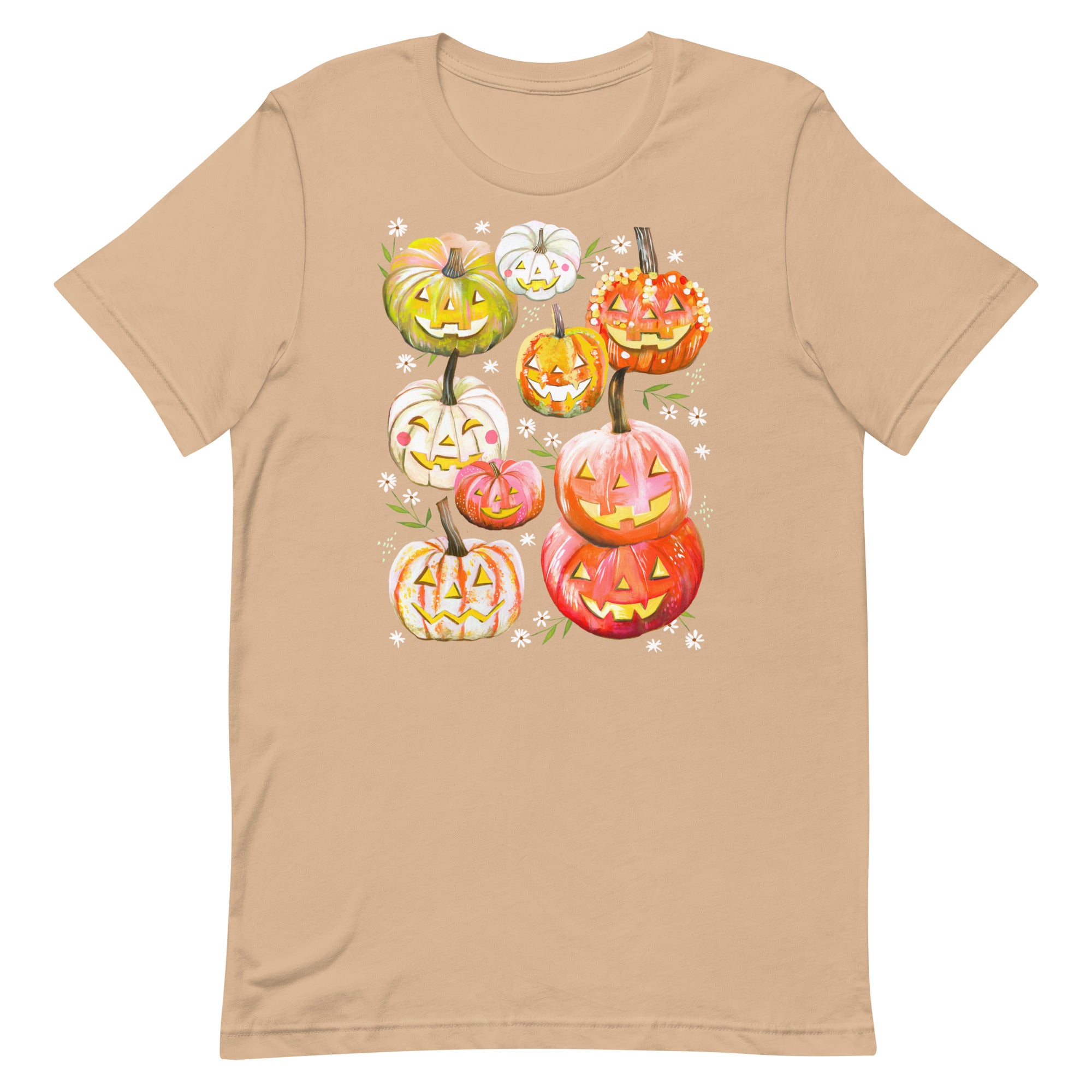 Jack-o-Lanterns T-Shirt Tan