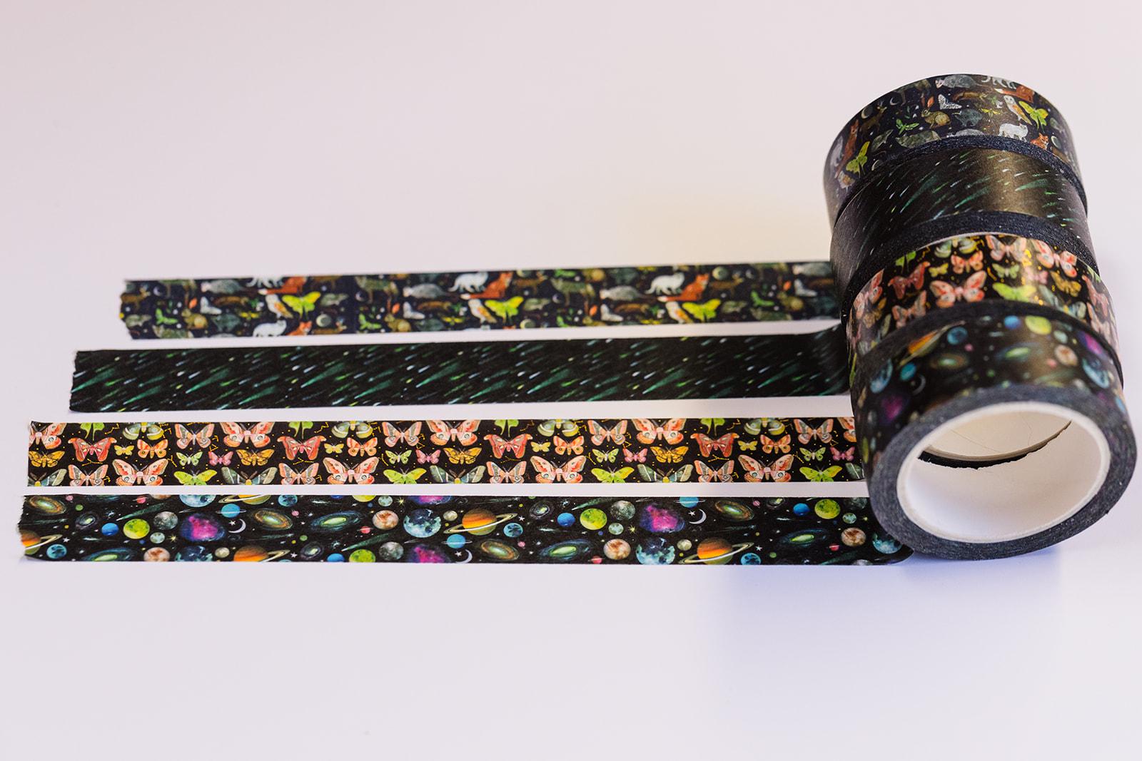 Nocturne - 4-Pack Washi Tape Roll Set