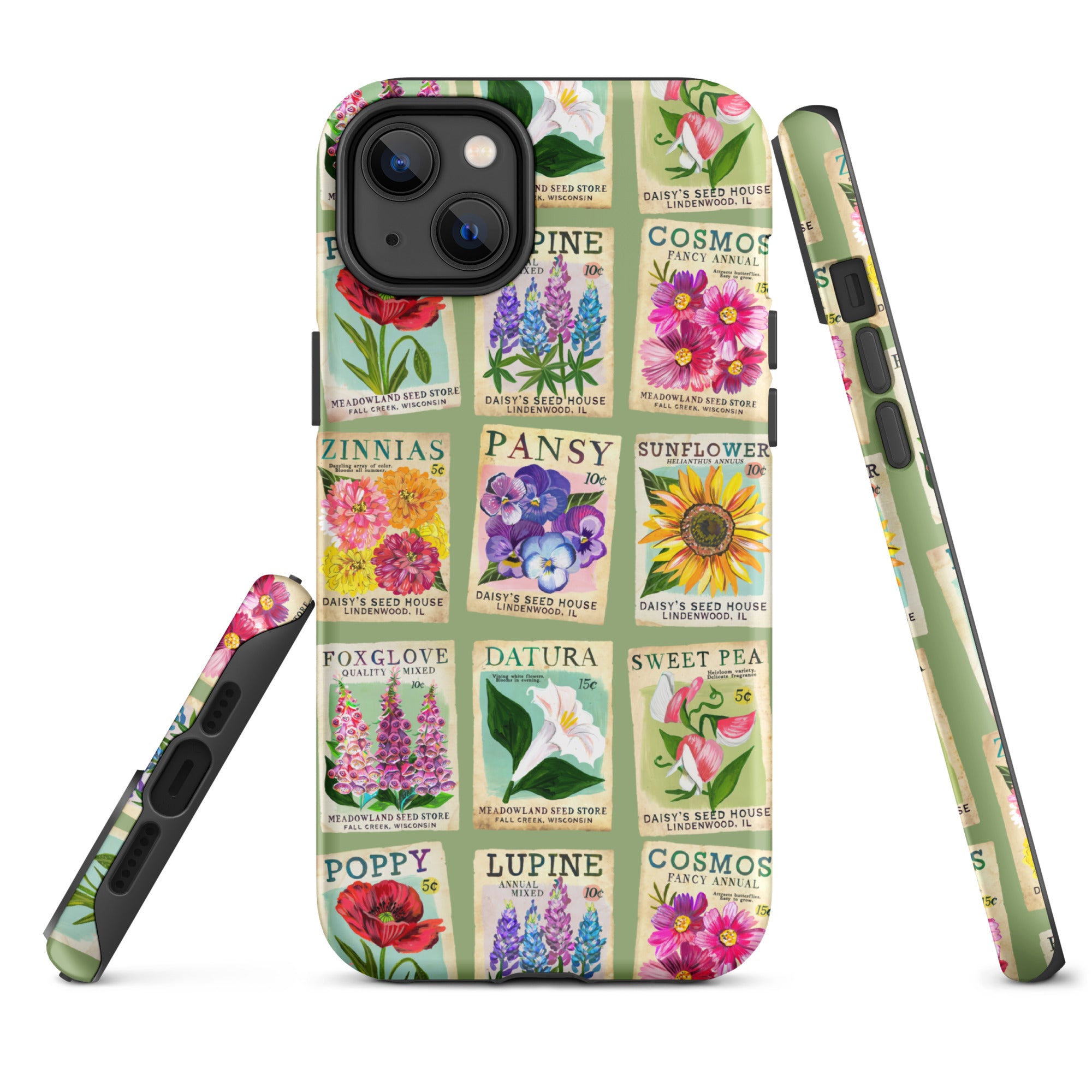 Seed Packets Tough Case for iPhone® iPhone 14 Plus