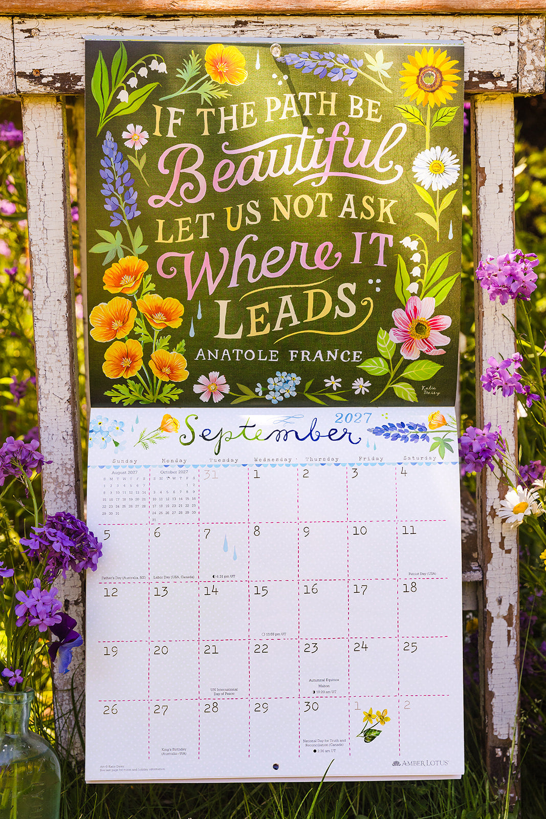 2027 Wall Calendar by Katie Daisy