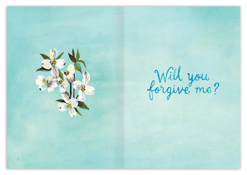 Pick Flowers Not Fights - Apology Card